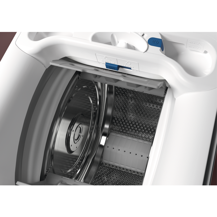 Mașină de spălat rufe cu încărcare verticală Electrolux EW7TN3272 – 7 kg, 1200 rpm, SensiCare & TimeManager®, Clasa B, Alb [2]