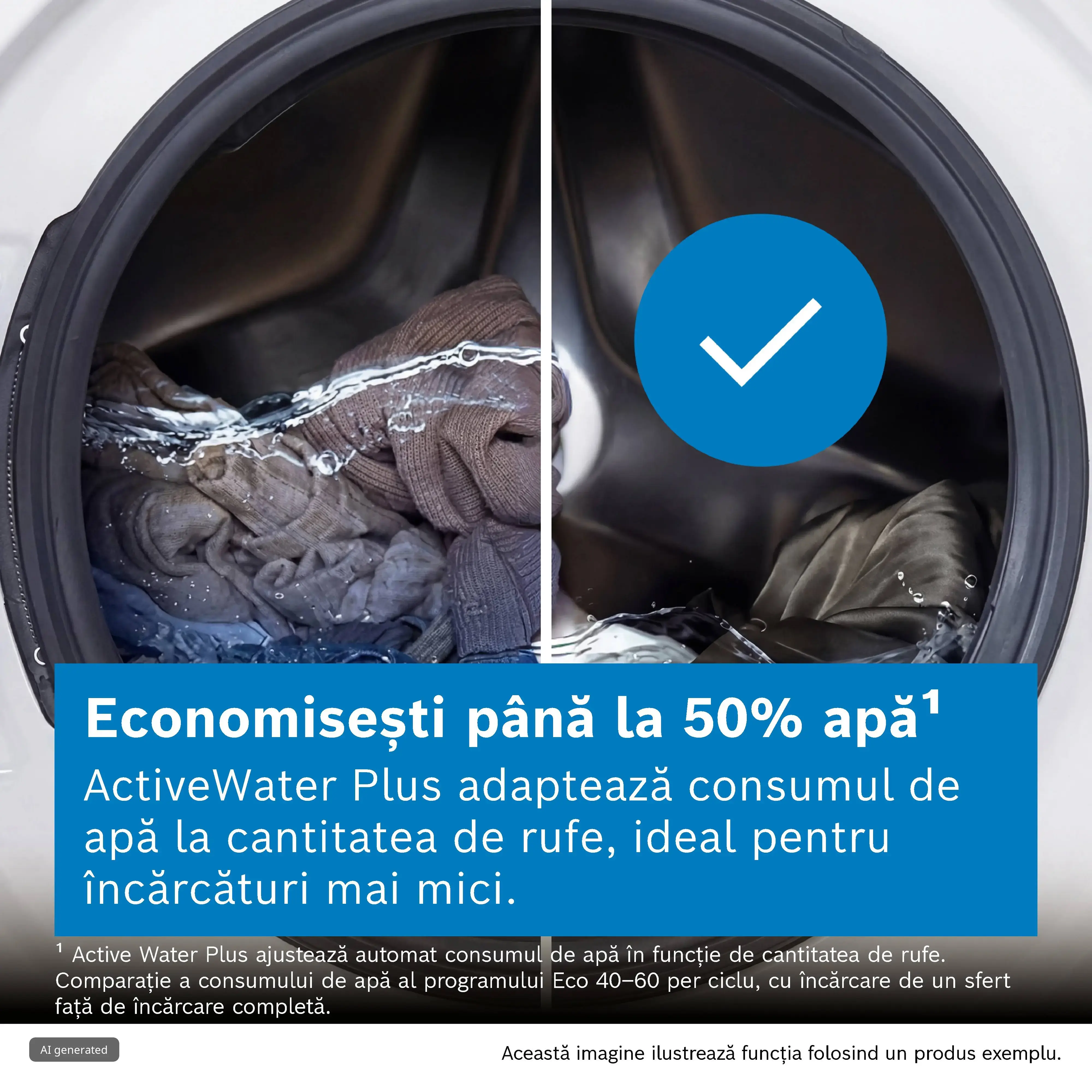Mașină de spălat rufe cu uscător Bosch Seria 6 WNG25401BY, 10.5/6 kg, 1400 rpm [5]