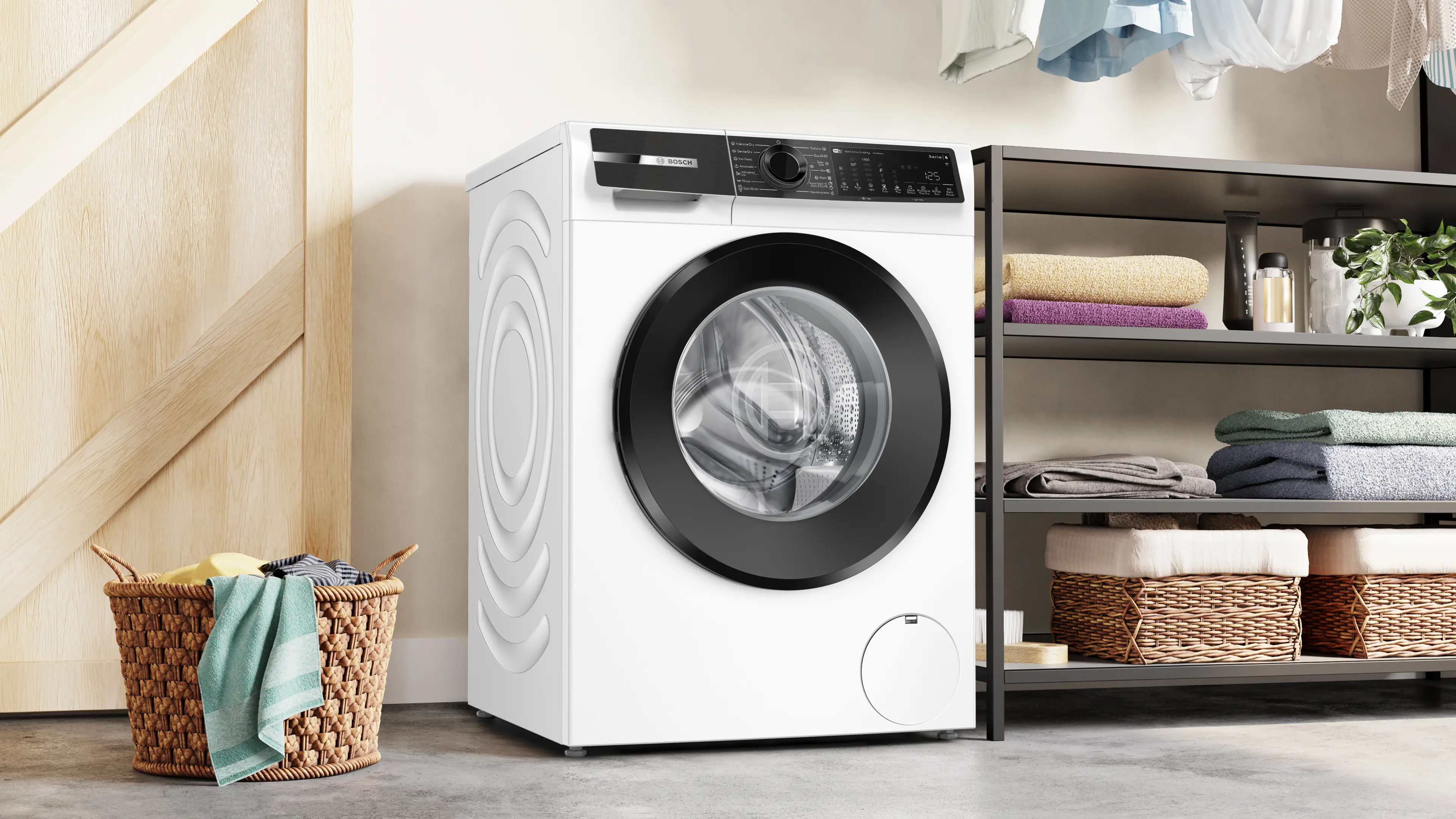 Mașină de spălat rufe cu uscător Bosch Seria 6 WNG25401BY, 10.5/6 kg, 1400 rpm [9]