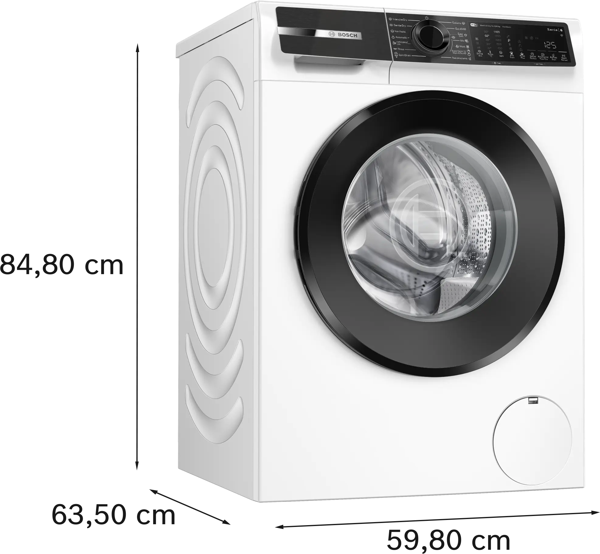 Mașină de spălat rufe cu uscător Bosch Seria 6 WNG25401BY, 10.5/6 kg, 1400 rpm [11]