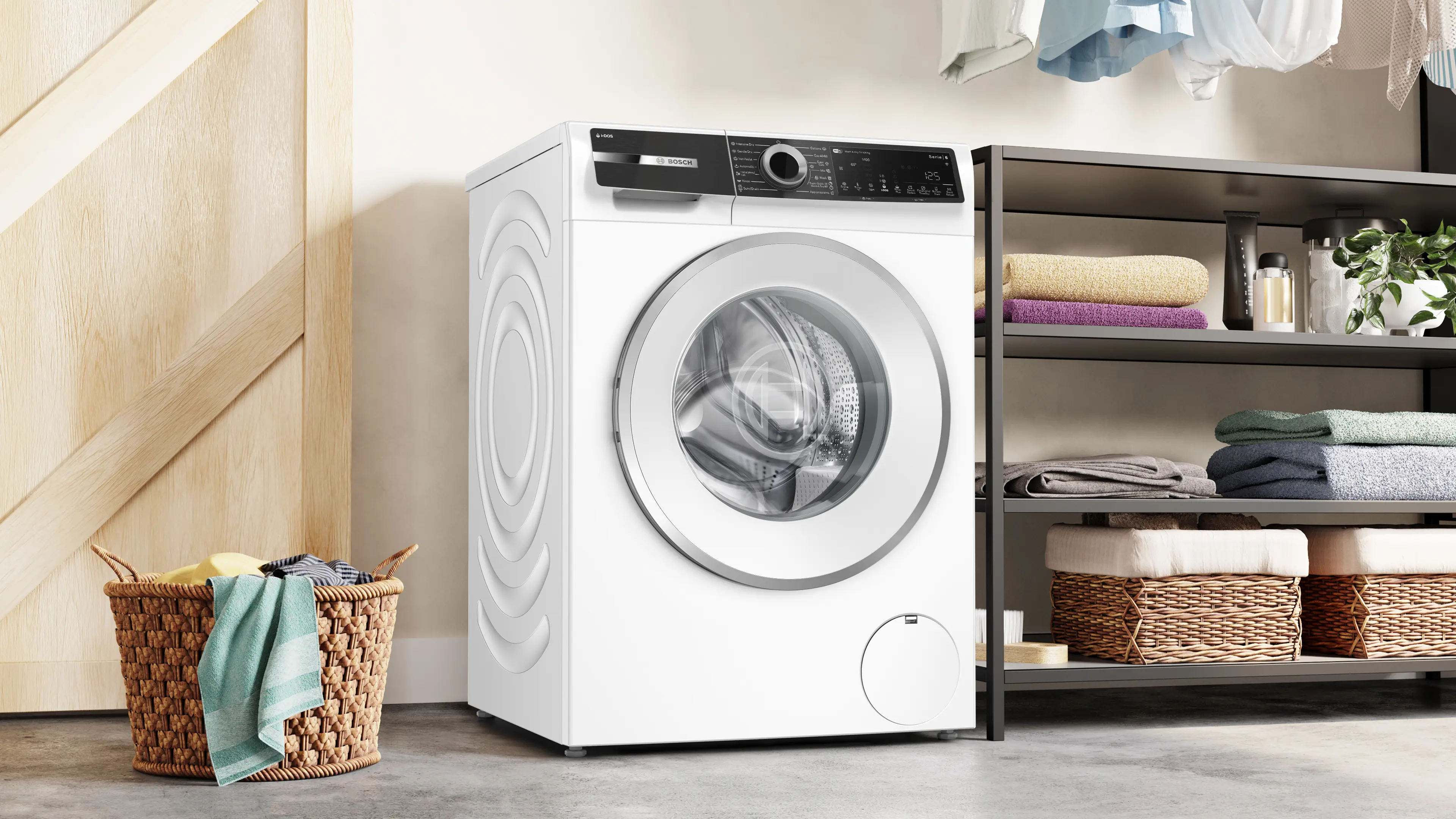 Mașină de spălat rufe cu uscător Bosch Seria 6 WNG254A7BY, 10.5/6 kg, 1400 rpm [10]