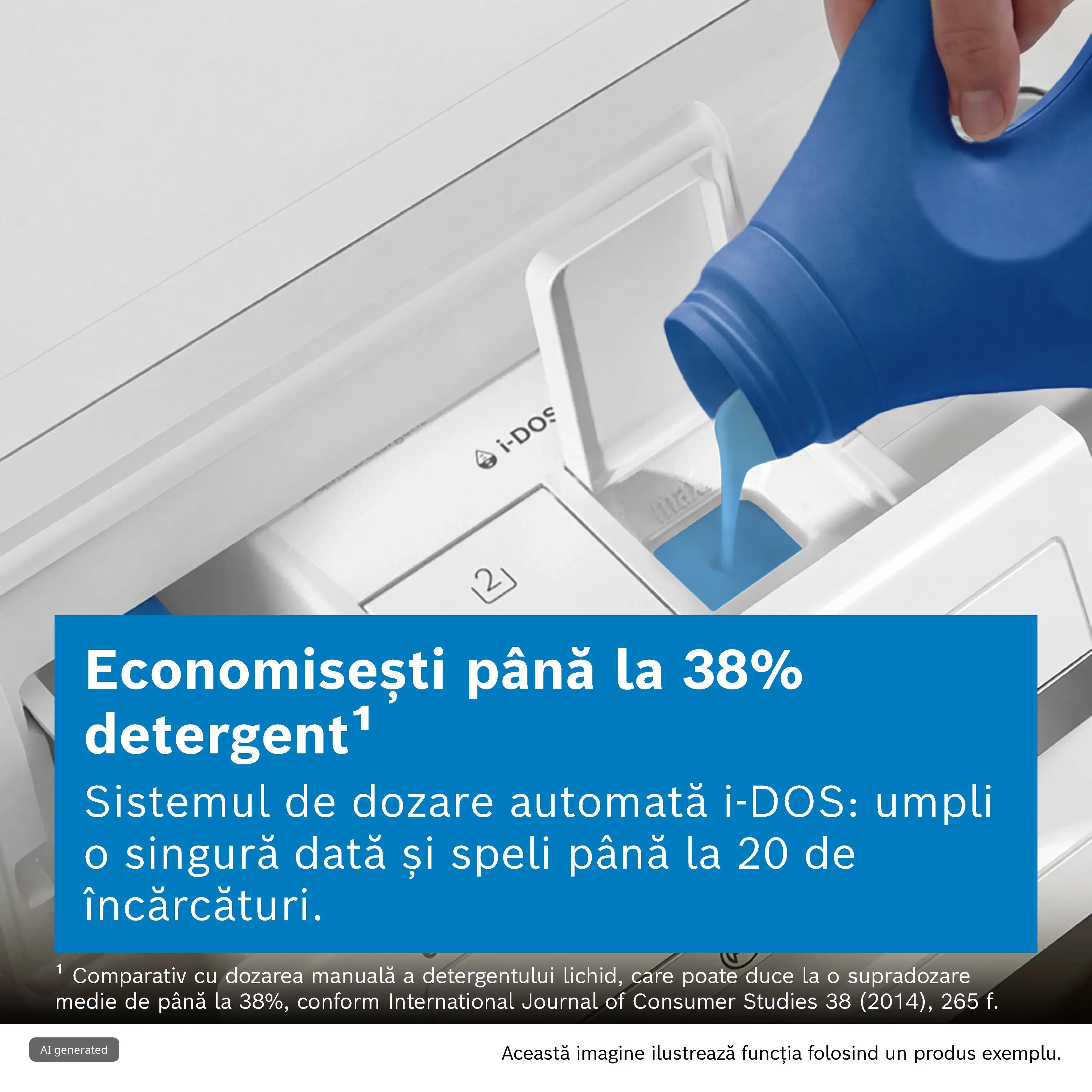 Mașină de spălat rufe cu uscător Bosch Seria 6 WNG254ARBY, 10.5/6 kg, 1400 rpm [6]