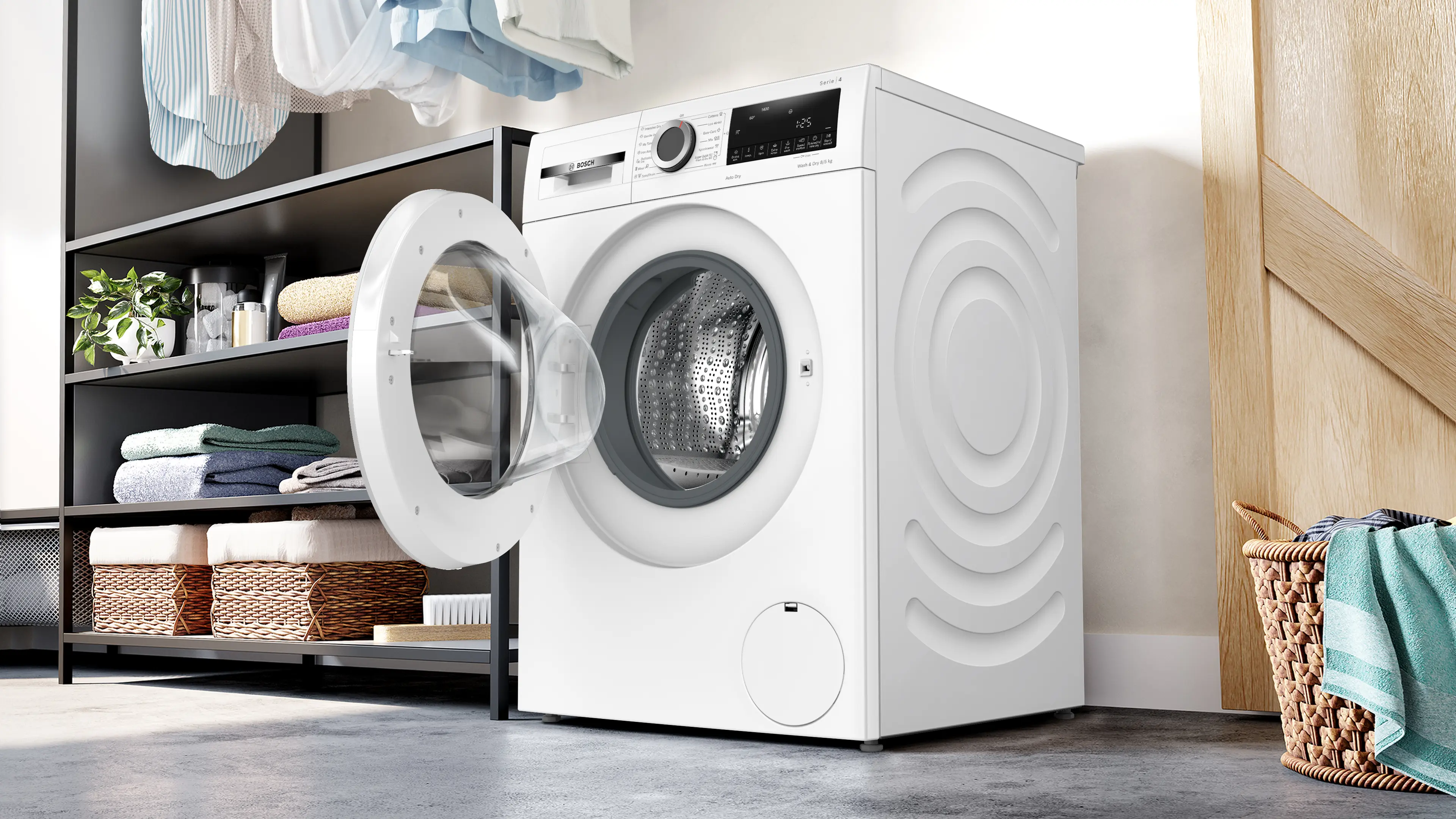 Mașină de spălat rufe cu uscător Bosch Seria 4 WNA13401BY, 8/5 kg, 1400 rpm [7]
