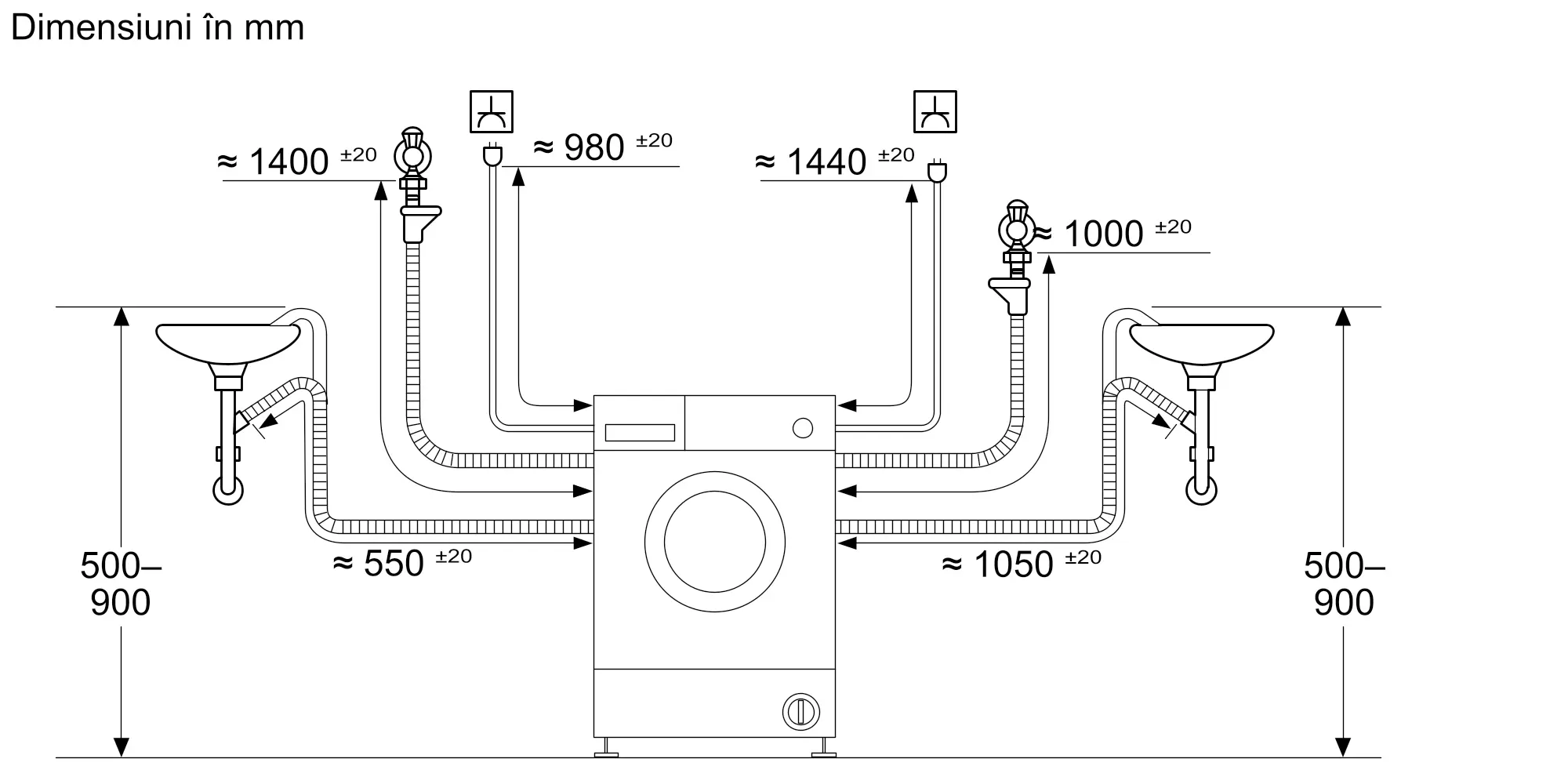 Mașină de spălat rufe cu uscător Bosch Seria 6 WKD28490EU, 8/5 kg, 1400 rpm, încorporabilă [9]