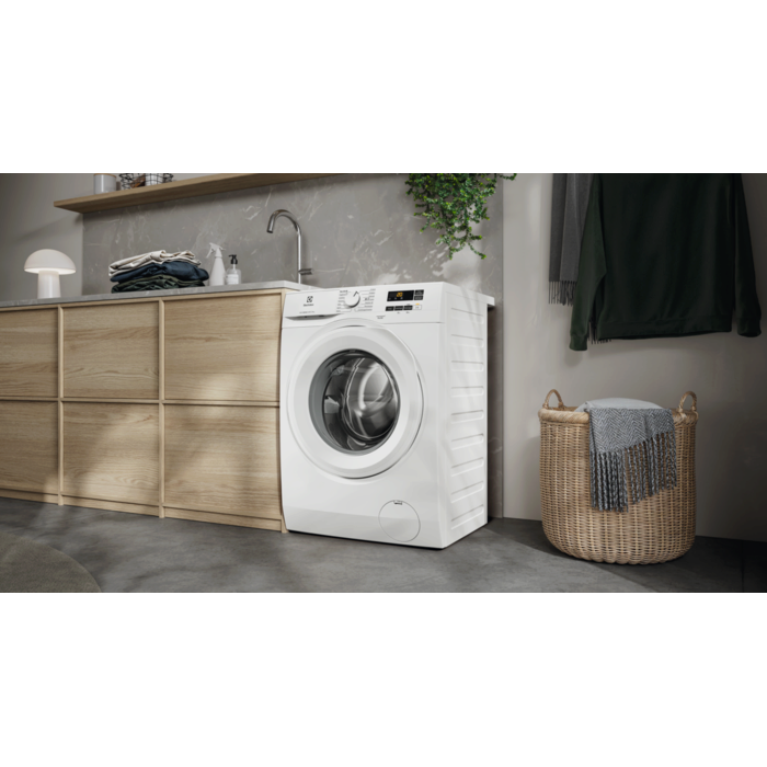 Mașină de spălat rufe Electrolux EW6F1481E – SensiCare 600 8 kg, 1400 rpm, SensiCare & TimeManager®, Hygiene & Rapid 14 min, Clasa A, Alb [2]
