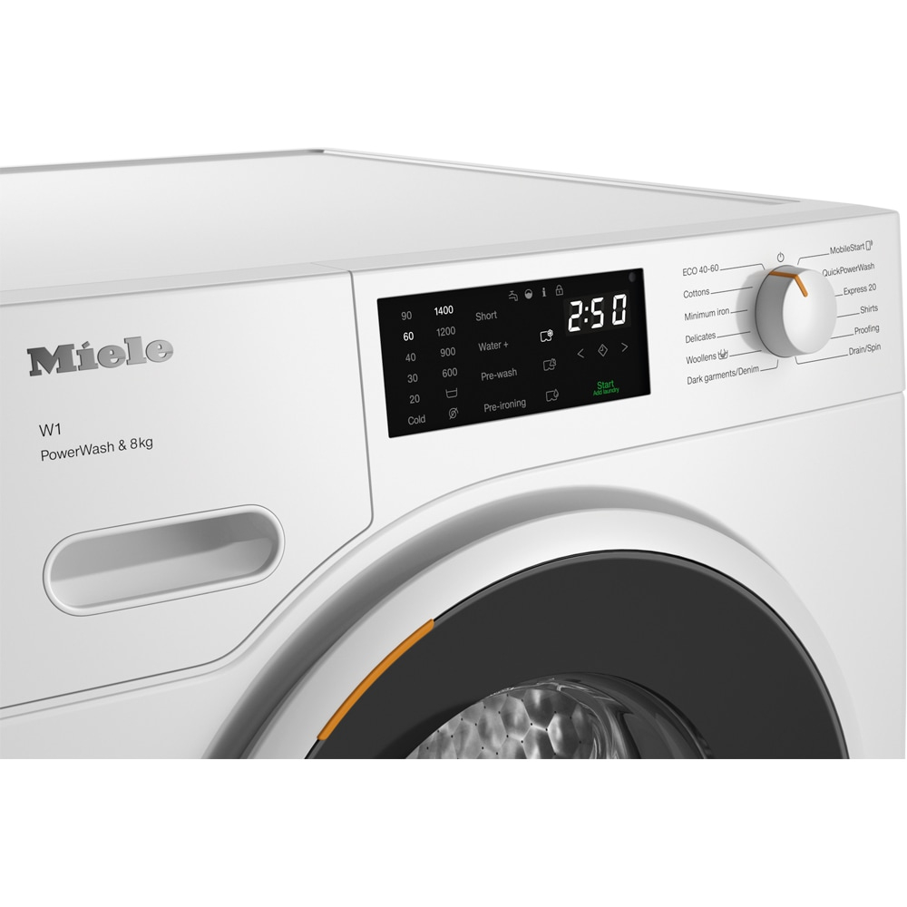 Masina de spalat rufe frontala MIELE WWB360 WCS PWash, 1400rpm, 8 kg, Clasa A, Wi-Fi, alb [3]