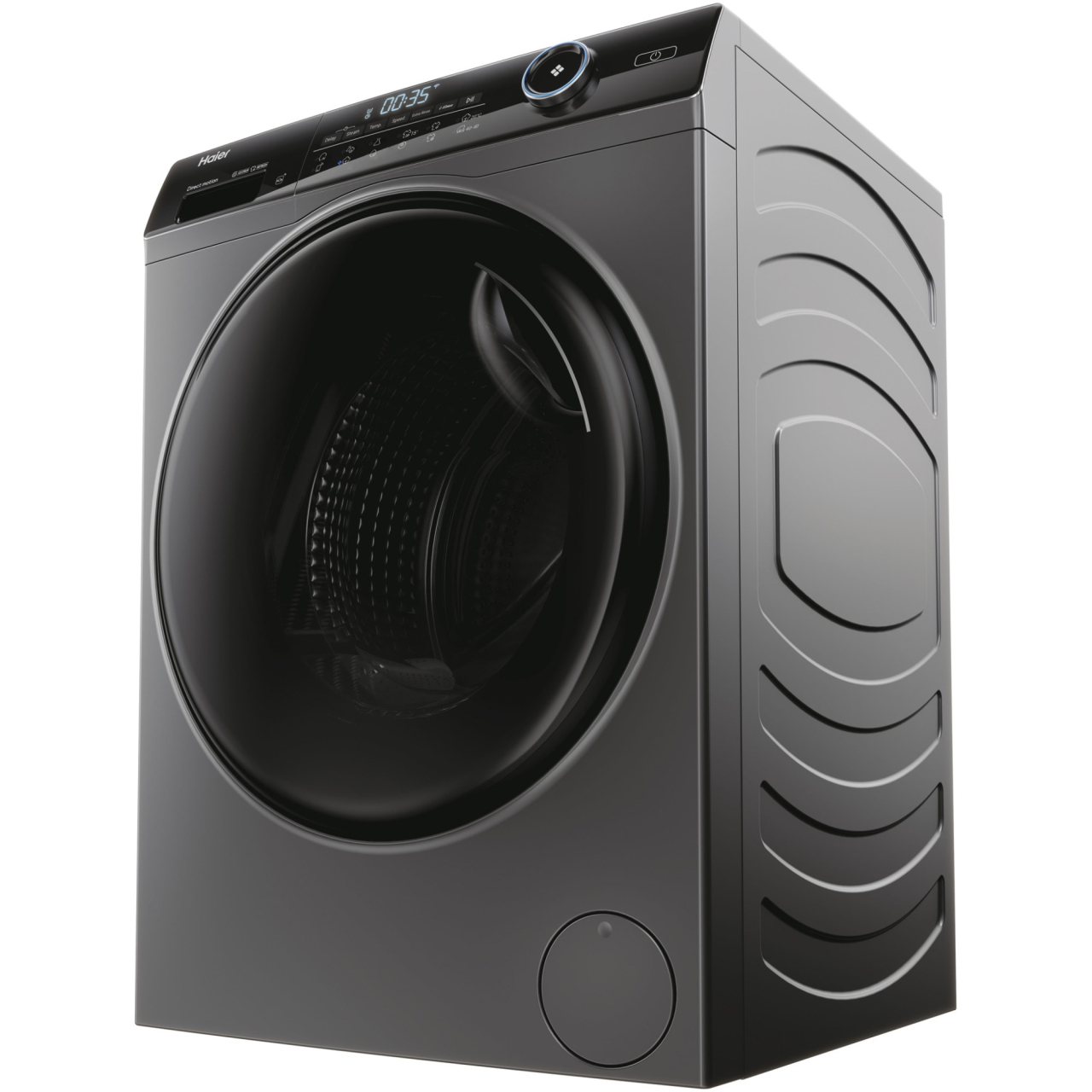 Masina de spalat rufe Haier HW80-B14959S8U1S, 8 kg, 1400 rpm, Clasa A, Motor Direct Motion, Wi-Fi, Refresh, ABT, Steam, iTime, Pillow Drum, Antracit [7]