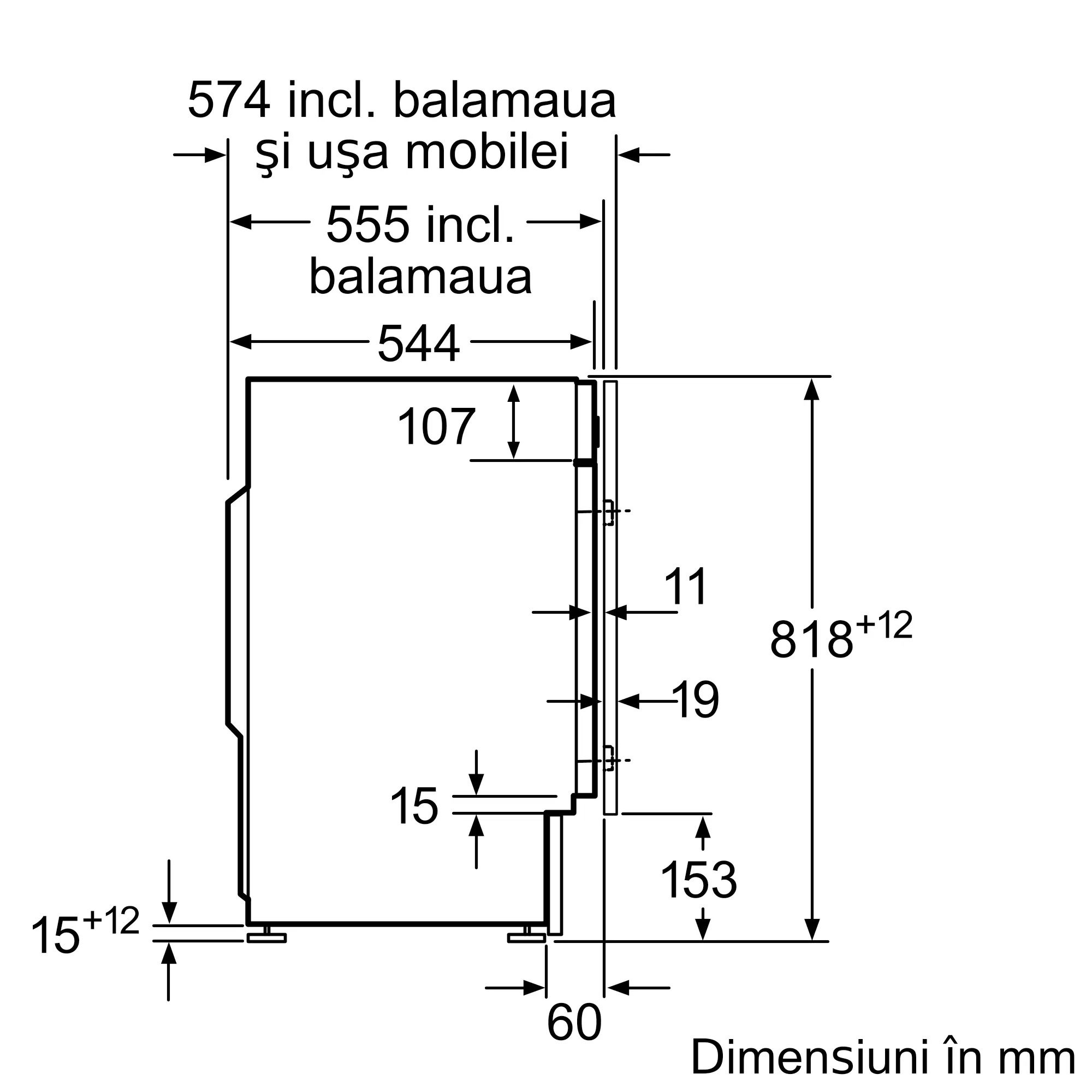 Mașină de spălat rufe încorporabilă Bosch Seria 8 WIW28542EU, 8 kg, 1400 rpm [17]