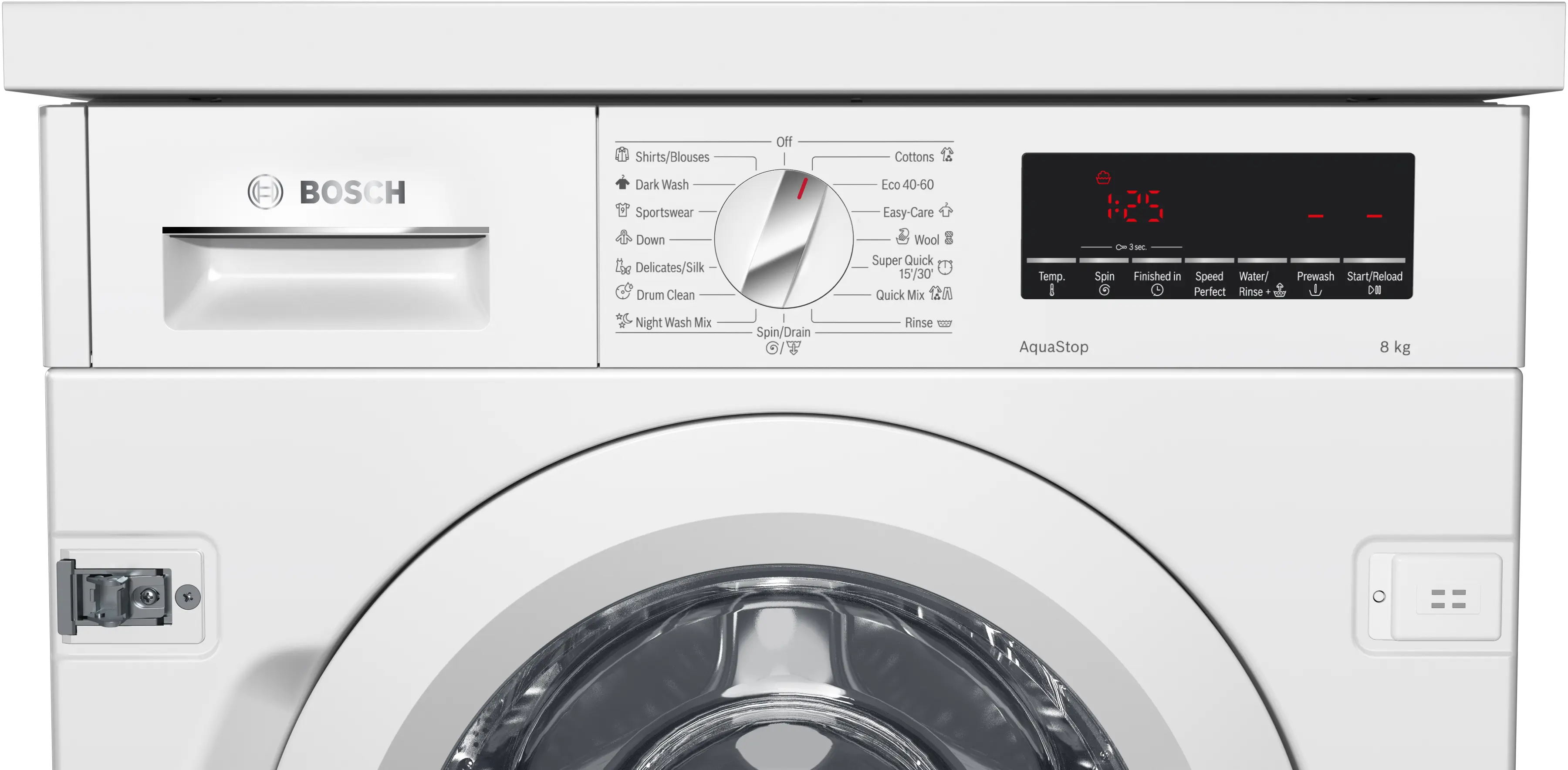 Mașină de spălat rufe încorporabilă Bosch Seria 8 WIW28542EU, 8 kg, 1400 rpm [7]