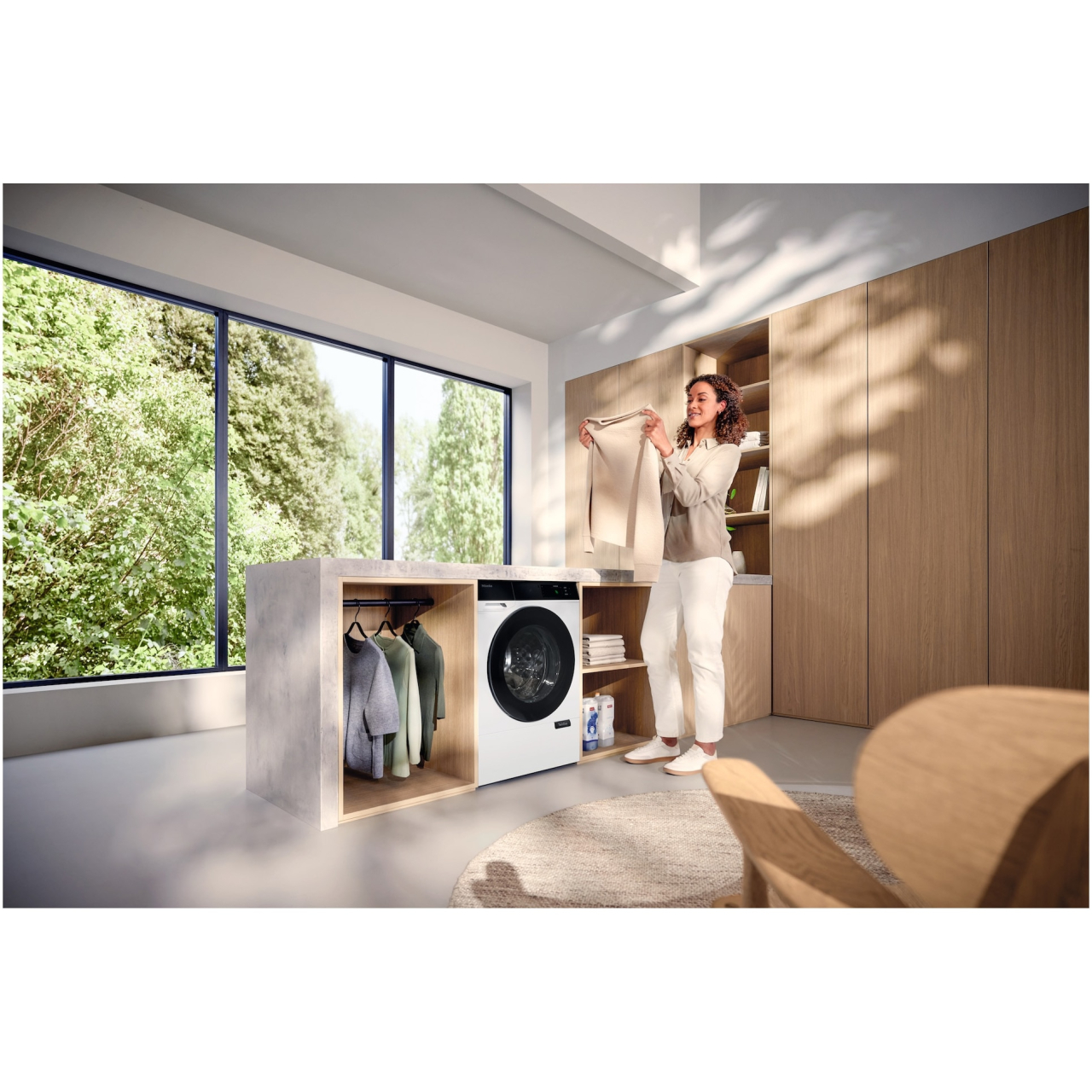 Masina de spalat rufe Miele WQ 1000 WPS Nova Edition, 9 kg, 1600 rpm, Clasa A, InfinityCare,Twindos dozare automata a detergentului Miele@home, Alb [4]