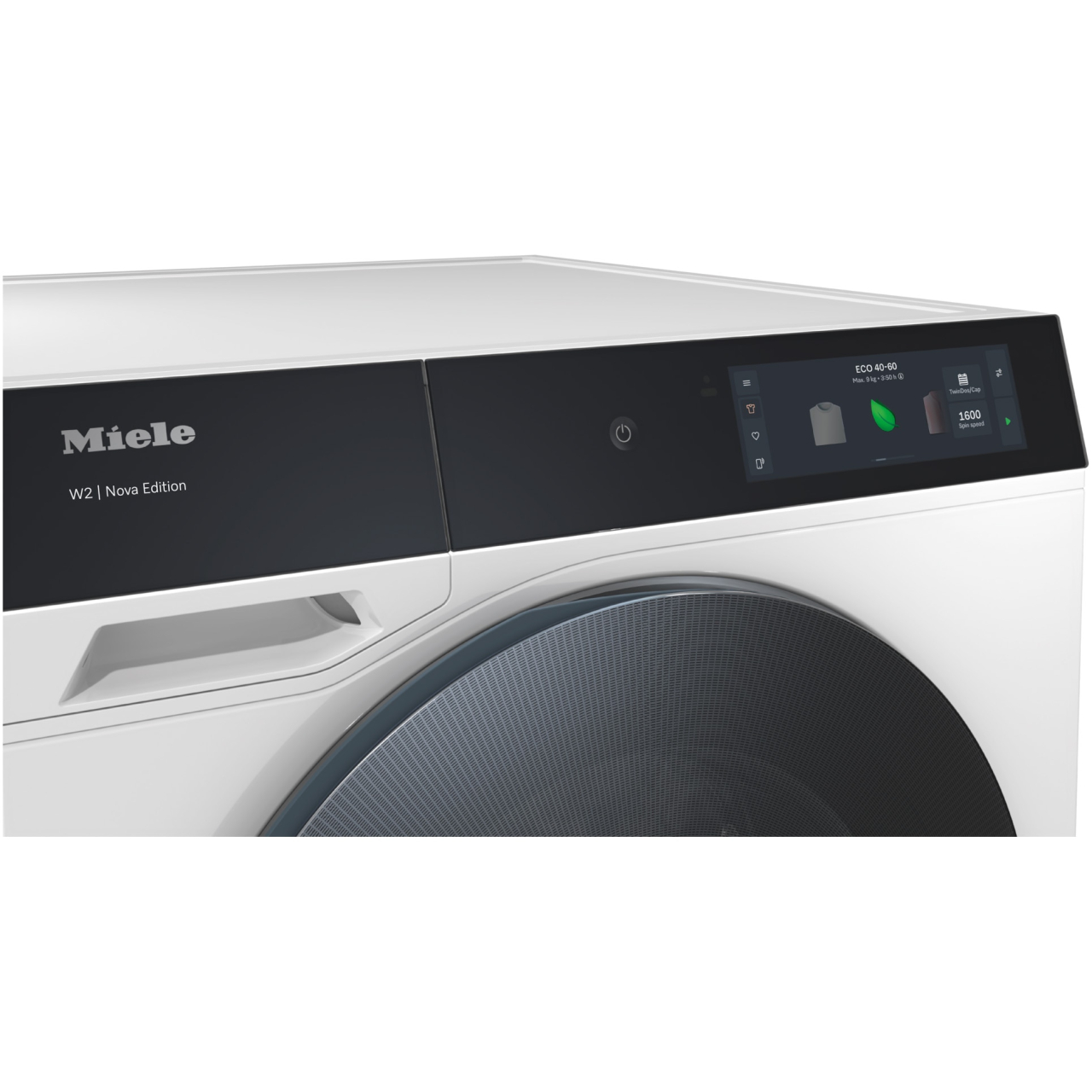 Masina de spalat rufe Miele WQ 1000 WPS Nova Edition, 9 kg, 1600 rpm, Clasa A, InfinityCare,Twindos dozare automata a detergentului Miele@home, Alb [3]