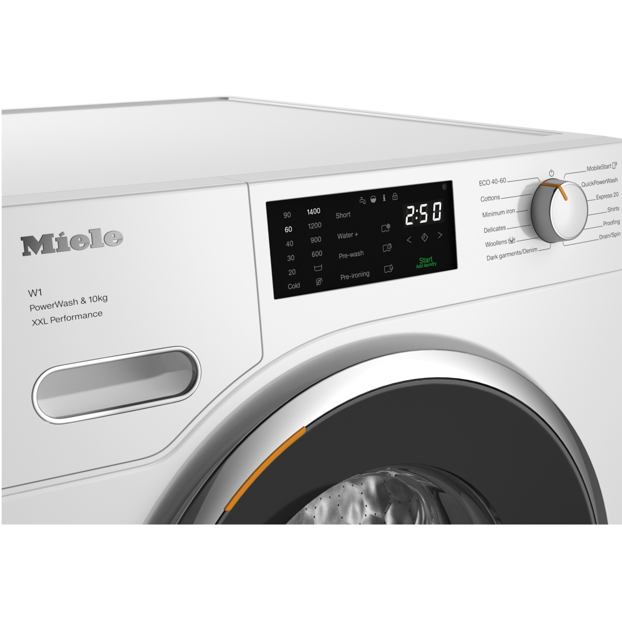 Masina de spalat rufe Miele WWK 360 WCS,  1400 rpm, 10 kg, clasa A, CapDosing, PowerWash, Alb [2]