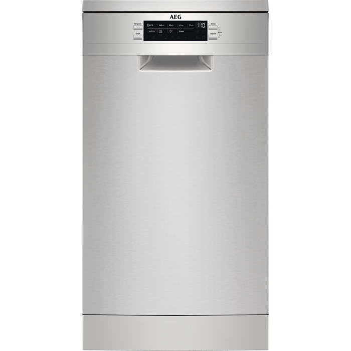 Masina de spalat vase AEG FFB73527ZM, 10 seturi, 9 programe, Motor Inverter, Clasa D, AirDry, Pro Clean, Afisaj digital, Inox [1]