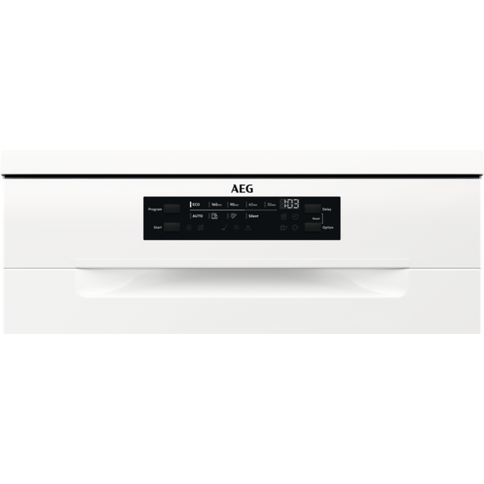 Masina de spalat vase AEG FFB73717PW, 15 seturi, 9 programe, Motor inverter, Control touch, Afisaj digital, Brat StaelliteClean ,Clasa D, Alb [2]