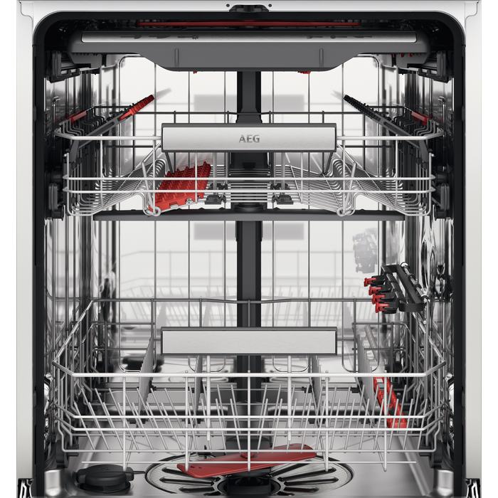 Masina de spalat vase incorporabila AEG FSE74738P, 15 seturi, 7 programe, MaxiFlex, AirDry, QuickSelect, Time Beam, WiFi,Afisaj digital,  Iluminare interioara, Clasa C, Motor inverter, 60 cm [5]