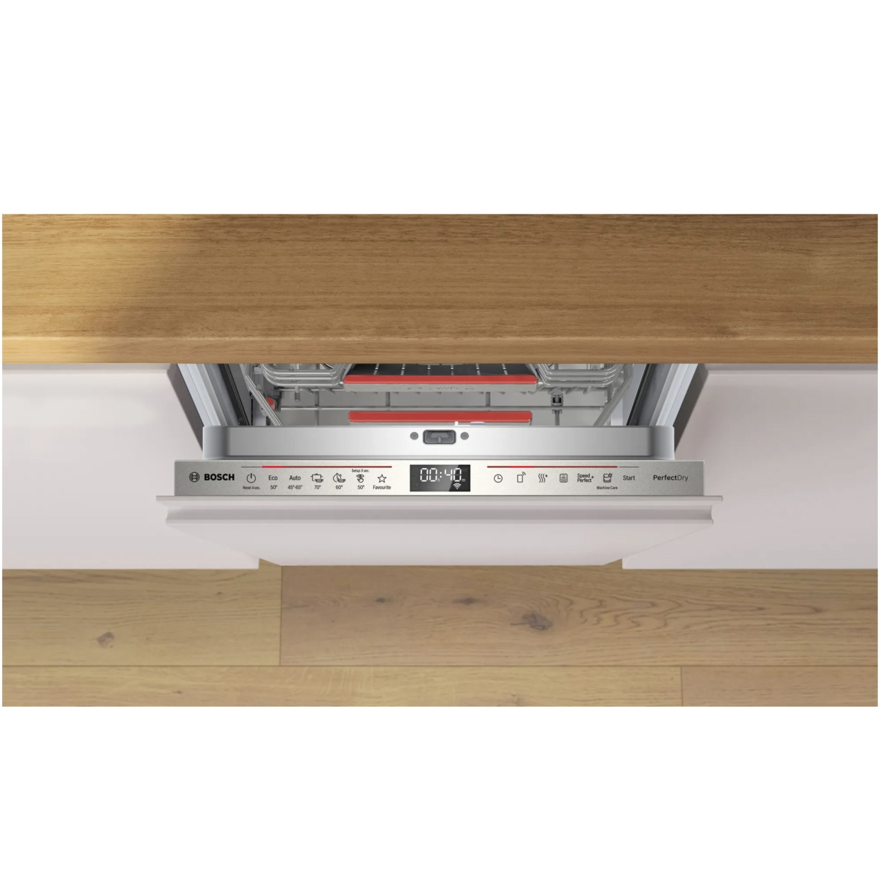 Masina de spalat vase incorporabila Bosch SPV6YMX08E, 10 seturi, 6 programe, Clasa B, PerfectDry, sertar Rackmatic, Silence Plus, Time light, Emotion light, Home Connect, 45 cm [2]