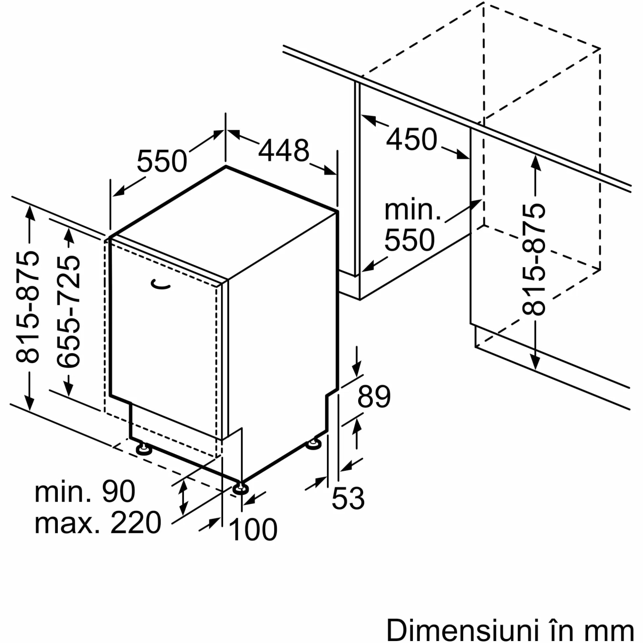 Masina de spalat vase incorporabila Bosch SPV6YMX08E, 10 seturi, 6 programe, Clasa B, PerfectDry, sertar Rackmatic, Silence Plus, Time light, Emotion light, Home Connect, 45 cm [11]