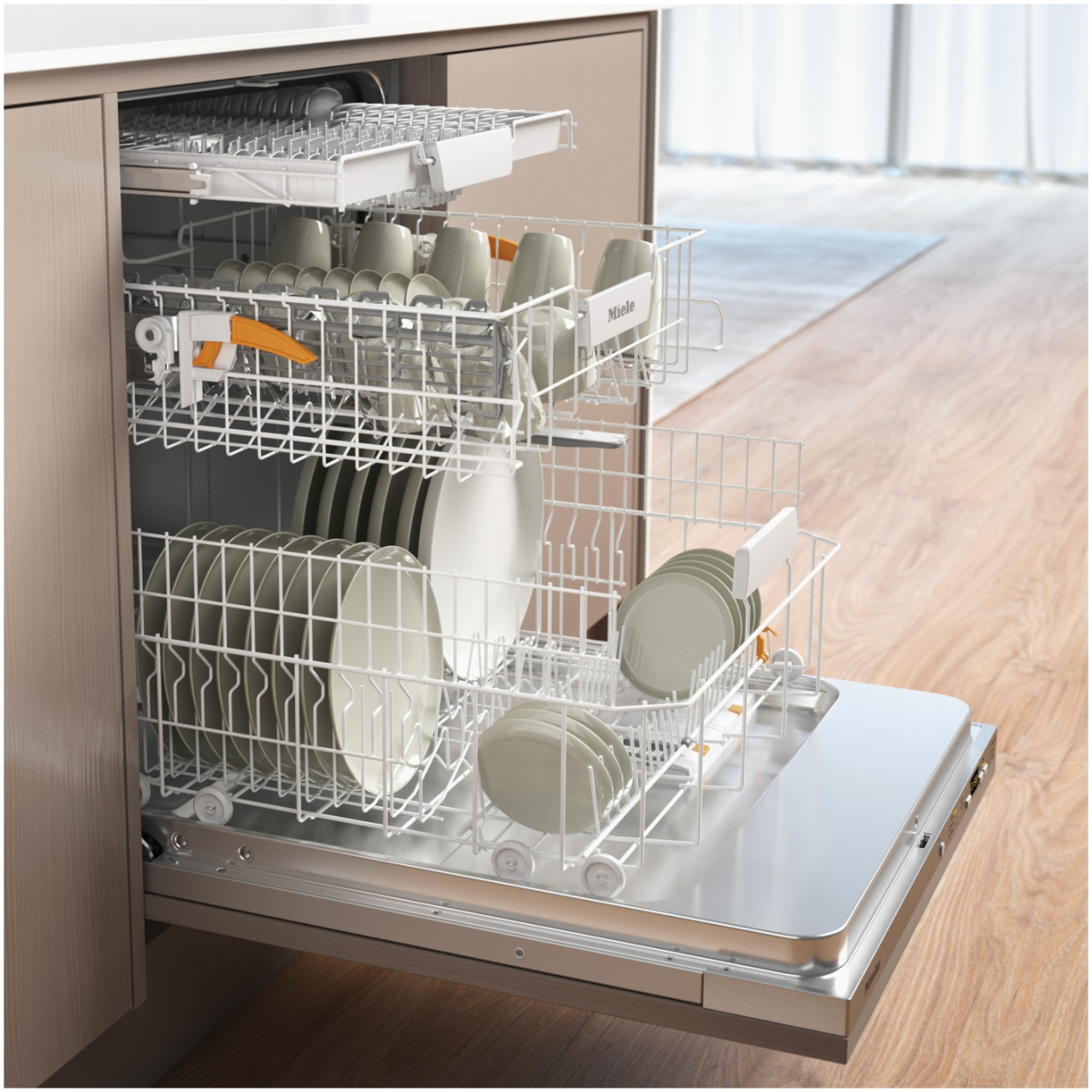 Masina de spalat vase incorporabila Miele G 5150 SCVi , 14 seturi, 5 programe, Clasa D, QuickPowerWash, 60 cm [2]