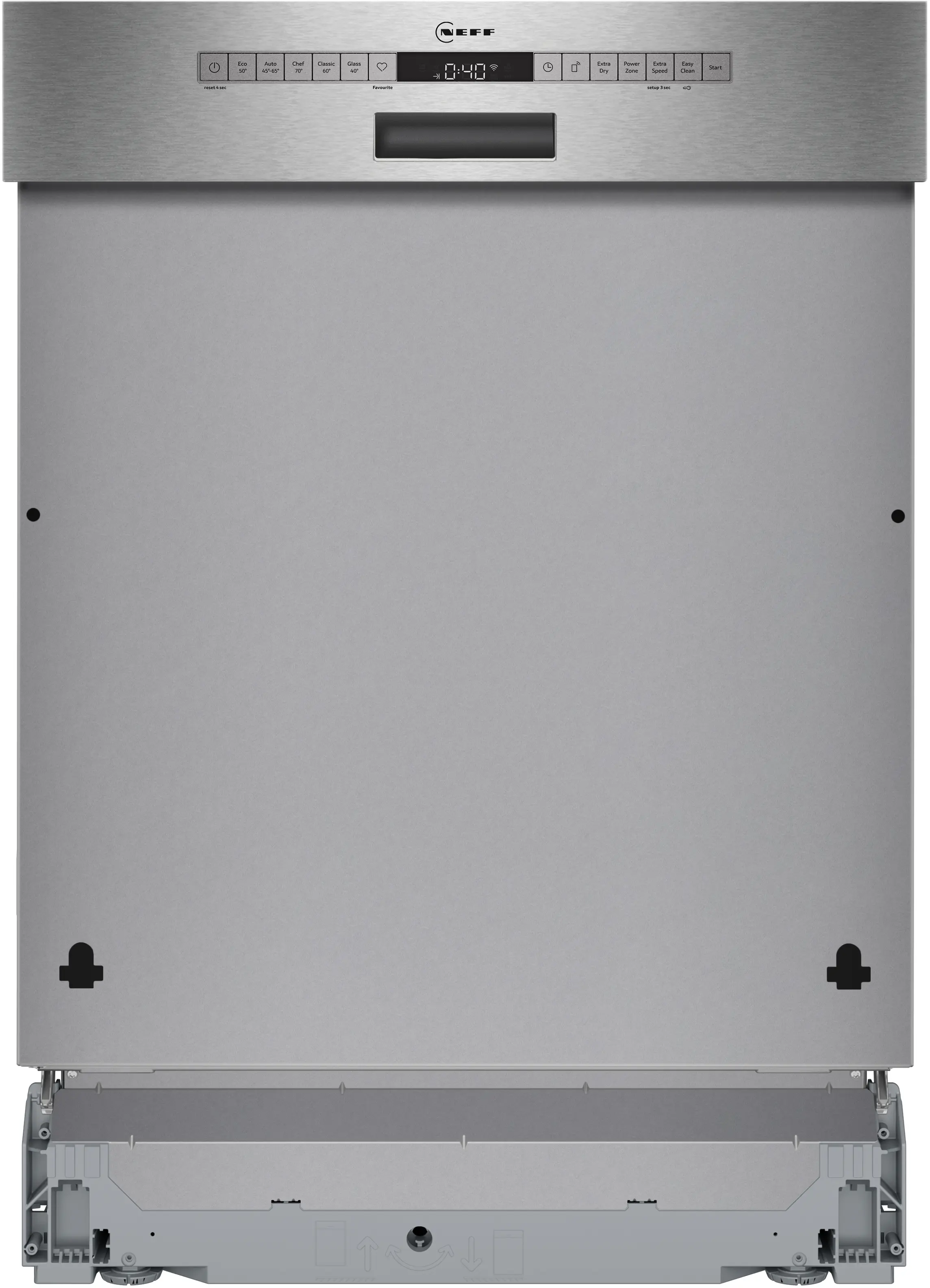Mașină de spălat vase incorporabilă NEFF S245ECS15E N50, 60 cm, 14 seturi, Home Connect, 42 dB, inox [4]