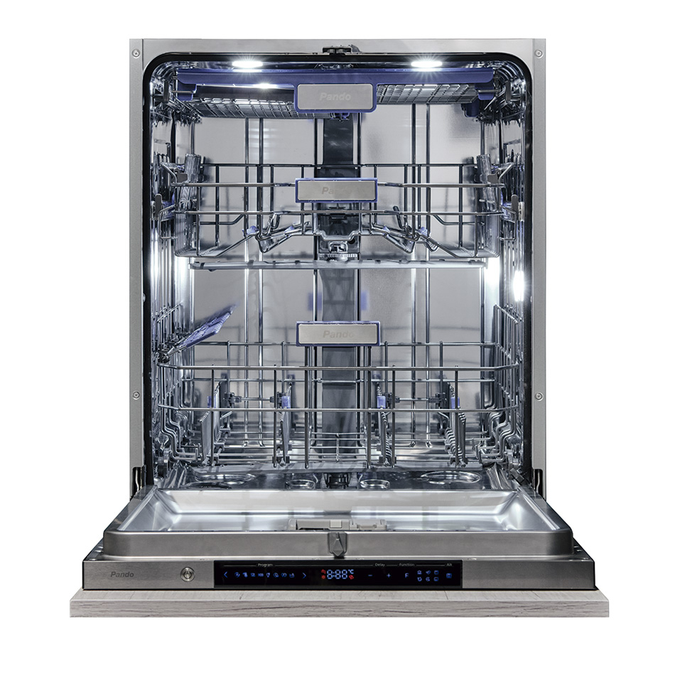 Mașină de spălat vase încorporată Pando PLT-7461, 16 seturi, usa glisabila [2]