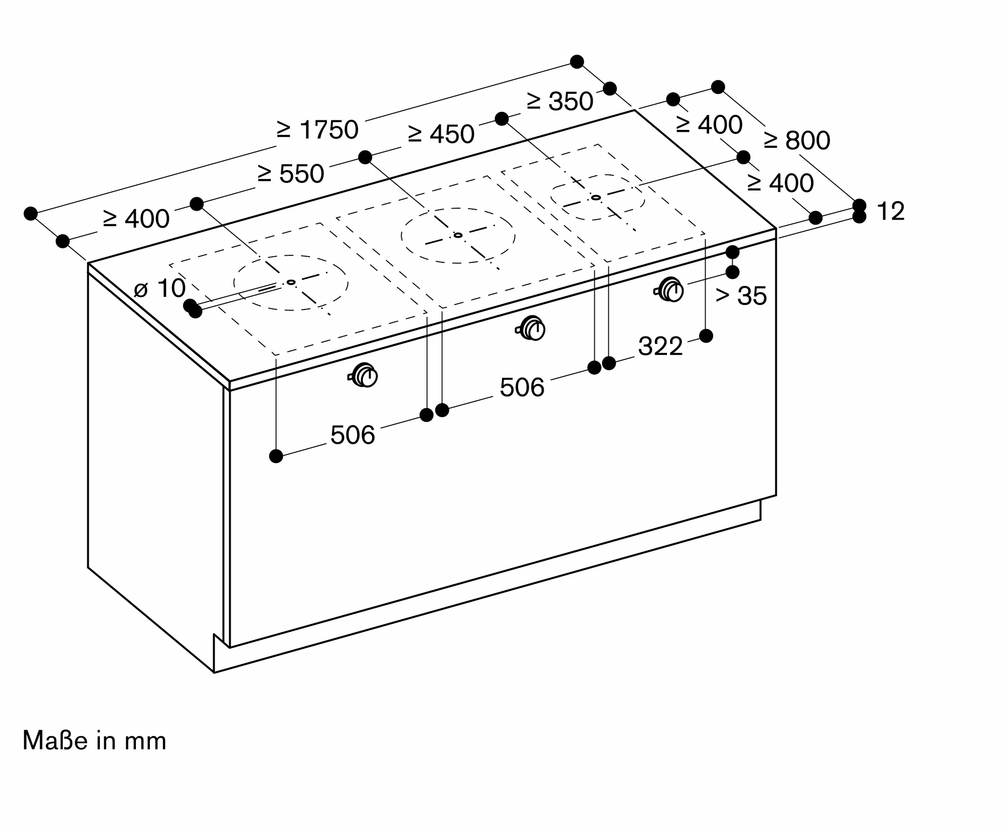 Plita cu inductie complet integrata Gaggenau seria 400 cu zona de gatit 28 cm si functie Booster [12]