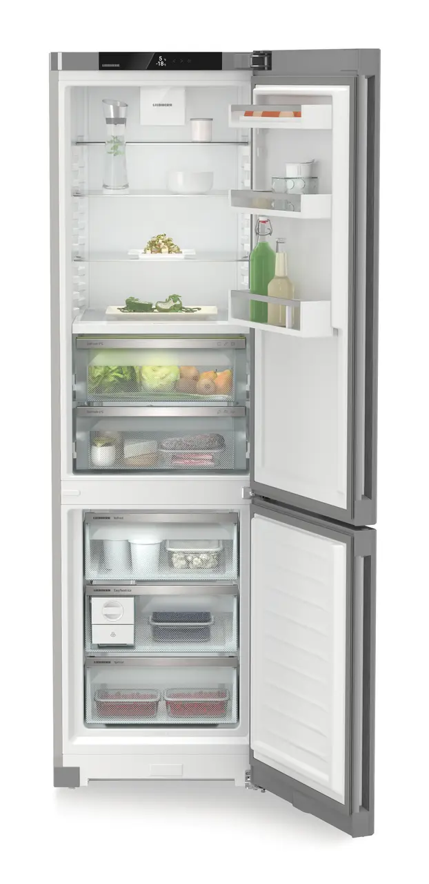 ombina frigorifica Liebherr CBNsfc 572i, 360 l,  BioFresh, No Frost, DuoCooling, Interior Fit, Clasa C, H 201.5 cm, Inox [5]