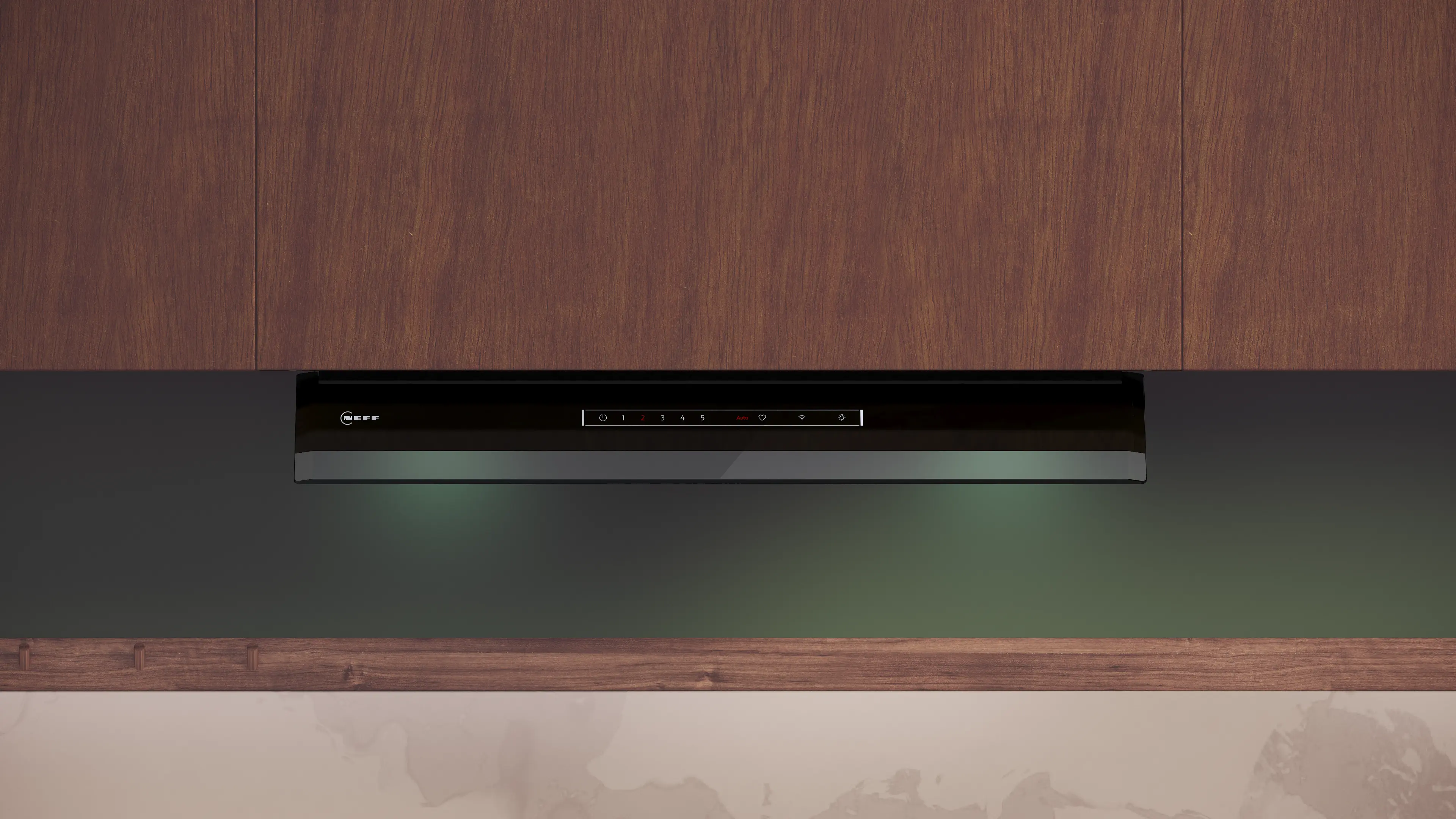 Hotă incorporabilă NEFF D69XET2S5 N70, 60 cm, 426 m³/h, 3 trepte, LED, negru [3]