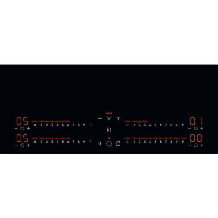 Plită cu hotă integrată Bridge cu eXtractor KCC83443 - 80 cm negru [3]