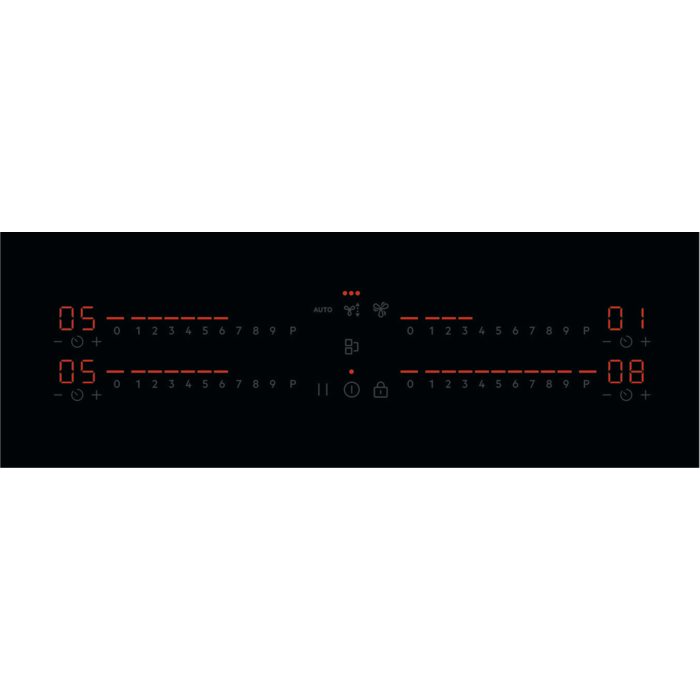 Plită cu hotă integrată Bridge cu eXtractor KCC83443 - 80 cm negru [2]