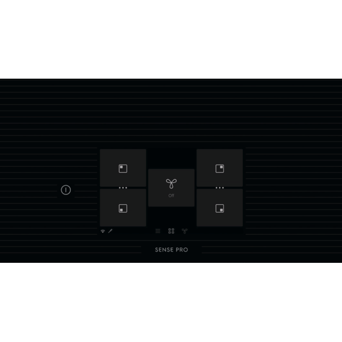 Plită cu hotă integrată XT SensePro ECC8549 - 80 cm negru ECC8549 [3]