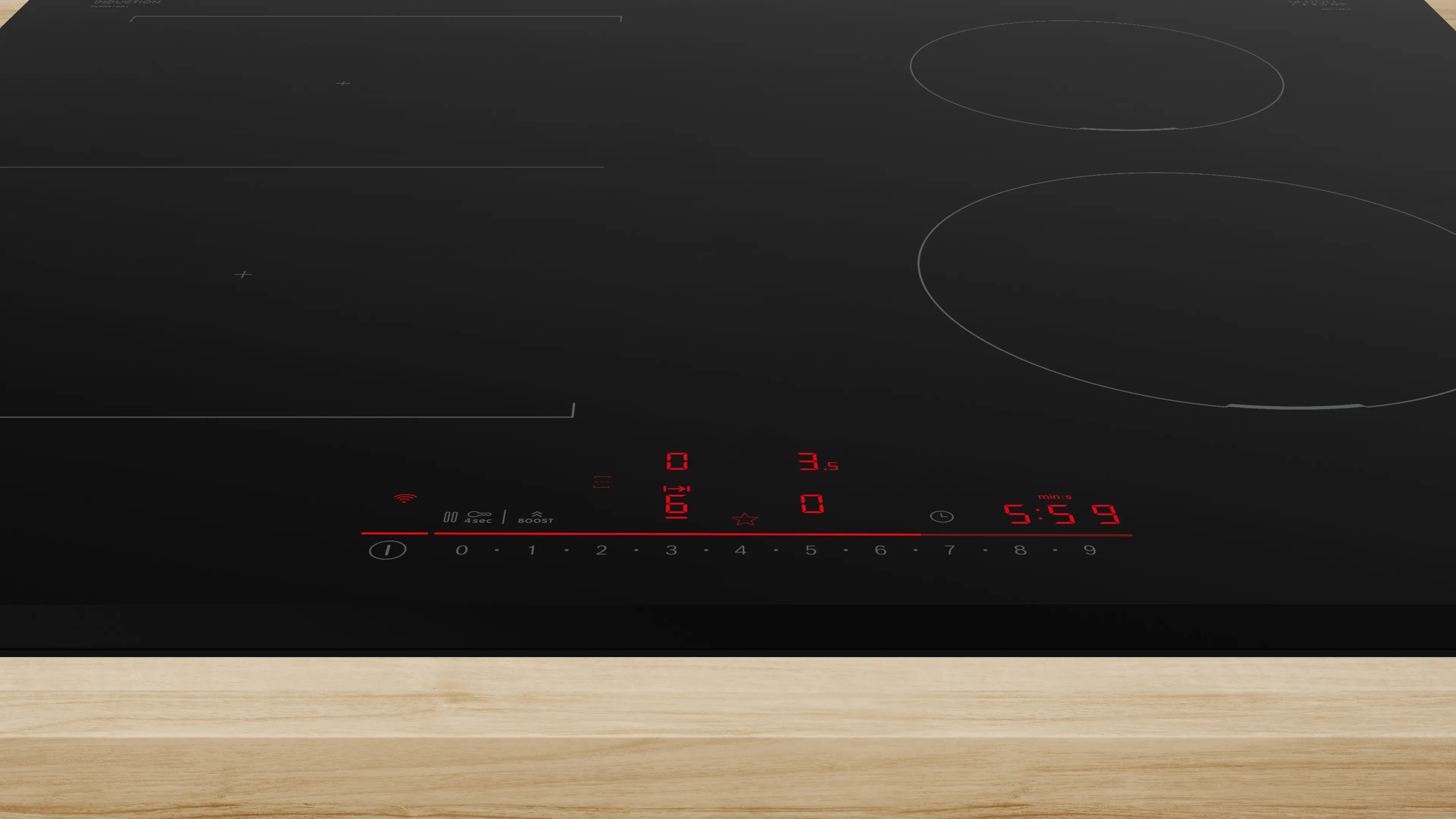 Plita cu inductie Bosch Seria 6, 60 cm, surface mount without frame [2]