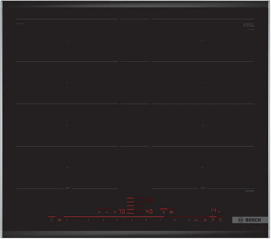 Plita cu inductie Bosch Seria 8, 60 cm, surface mount with frame [2]