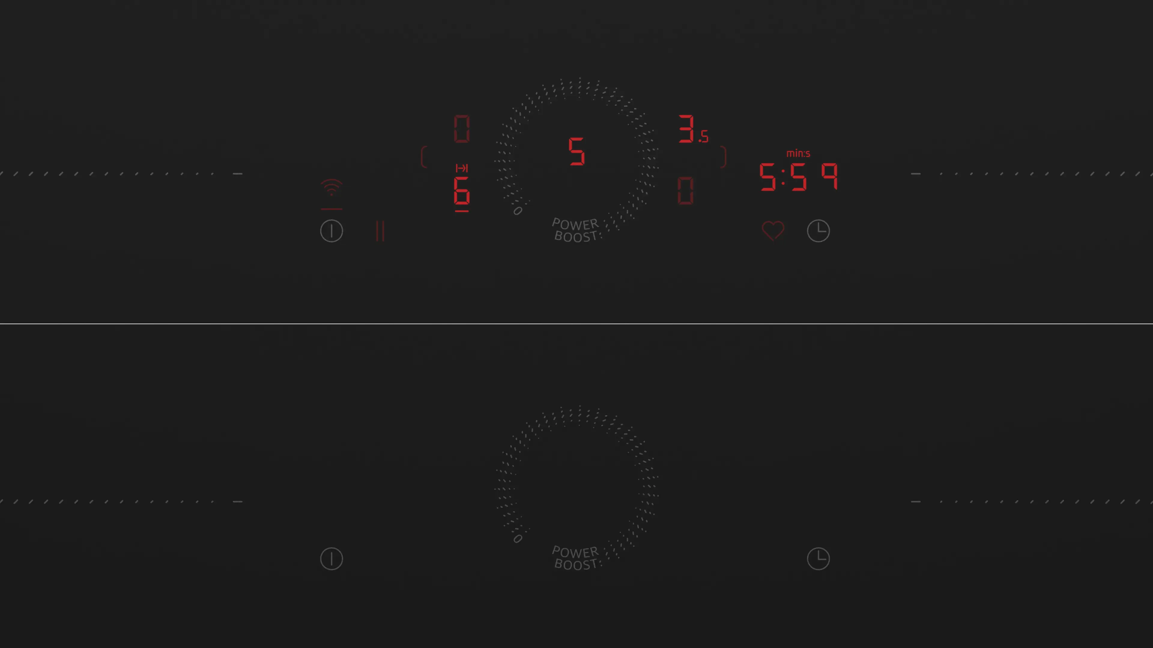 Plită cu inducție cu hotă integrată NEFF N70 V68PHL4B0, 80 cm, FlexInduction, Twist Touch®, Home Connect, 500 m³/h, Negru mat [2]