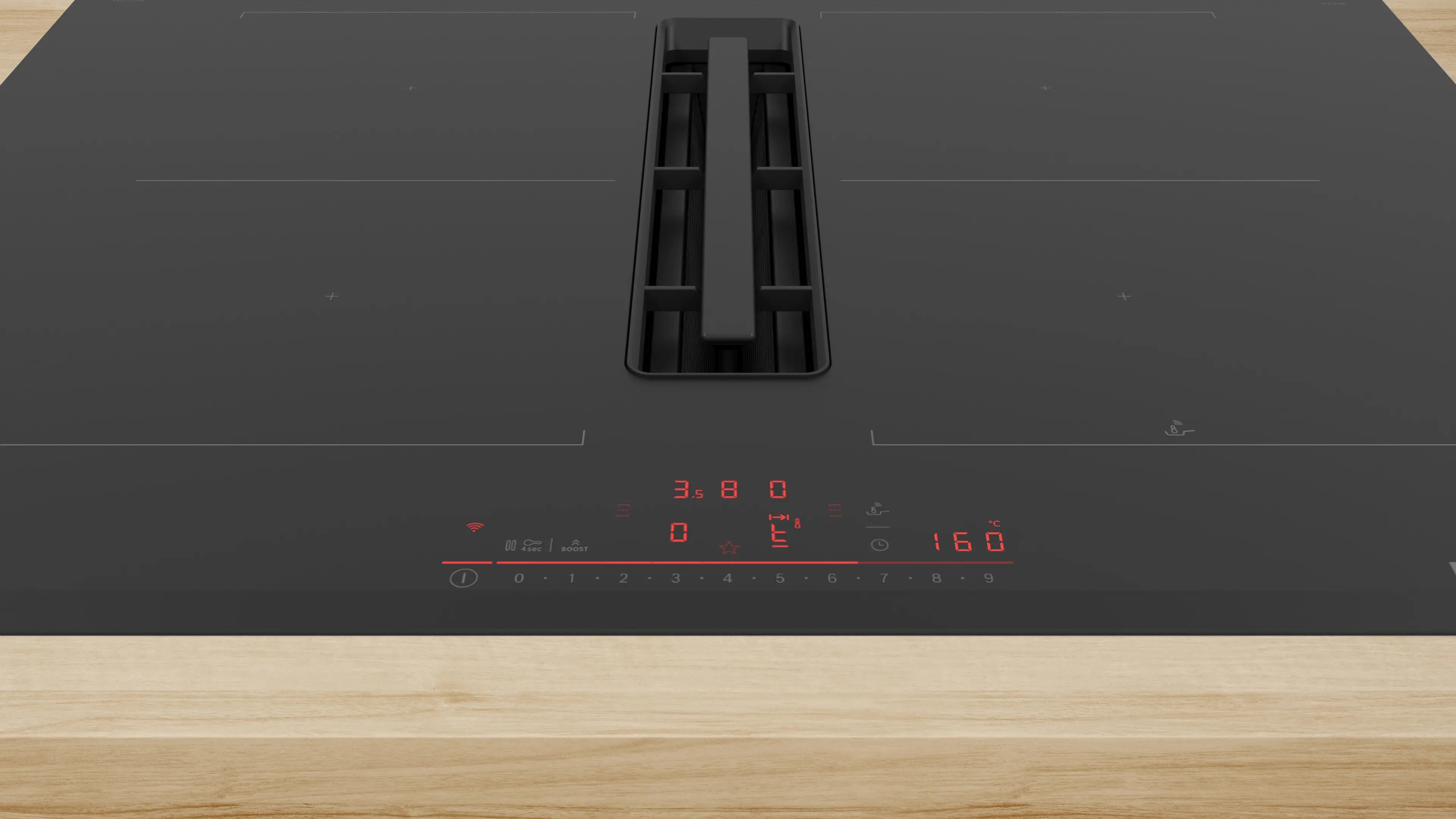Plita cu inductie cu sistem de ventilare integrat Bosch Seria 6, 70 cm, surface mount without frame [2]