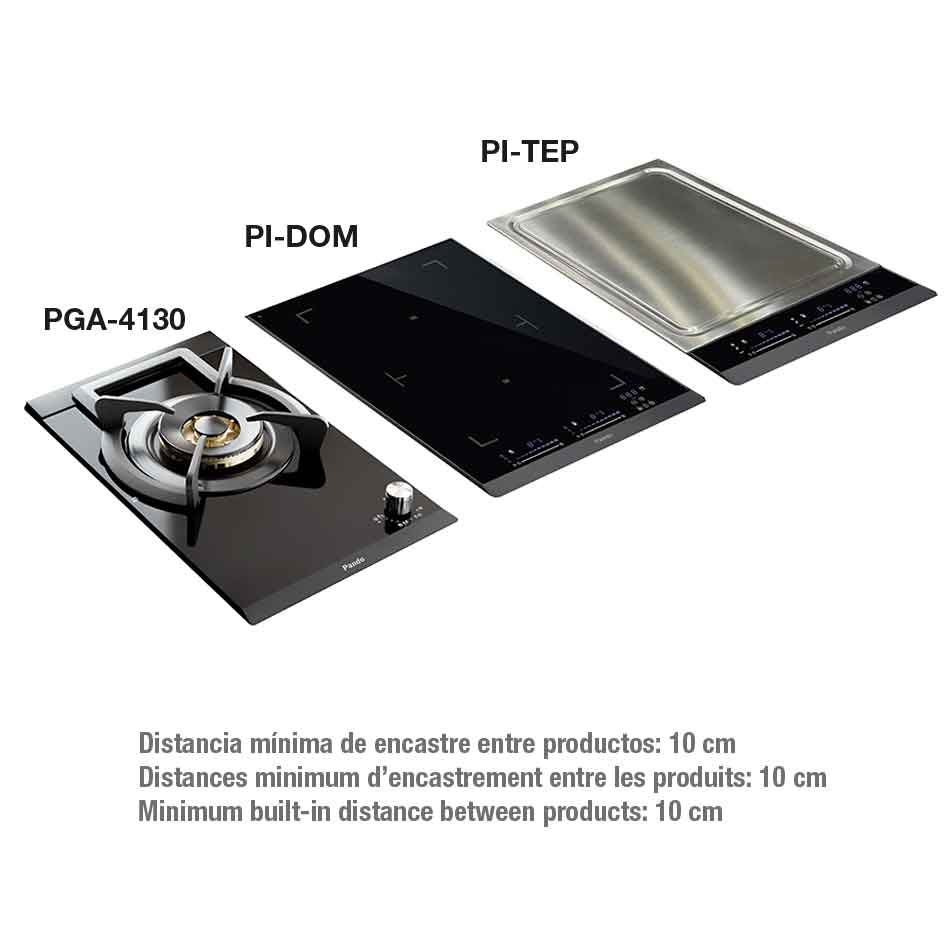 Plită Teppan Yaki cu inducție Pando PI TEP, 38 cm, 2 zone, 50–220 °C [2]