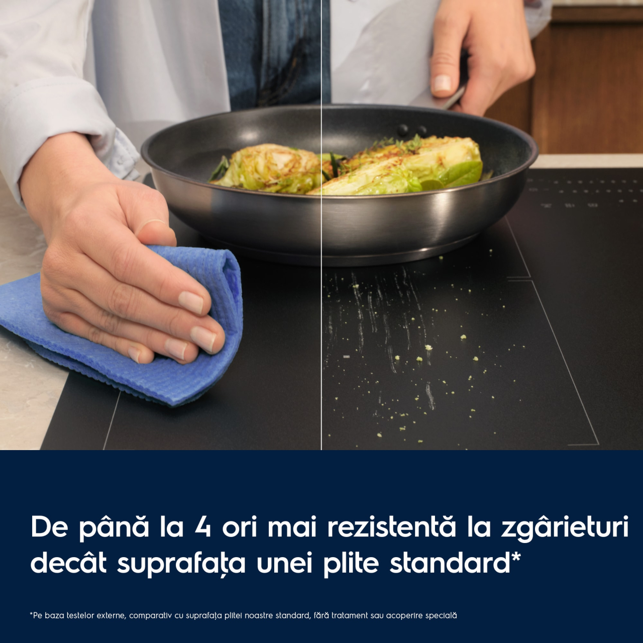Plită cu inducție Electrolux EIS82453IZ, incorporabilă, 80 cm, 4 zone de gătit, SenseBoil®, PowerBoost, Hob2Hood®, TouchSlider, negru mat SaphirMatt® [5]