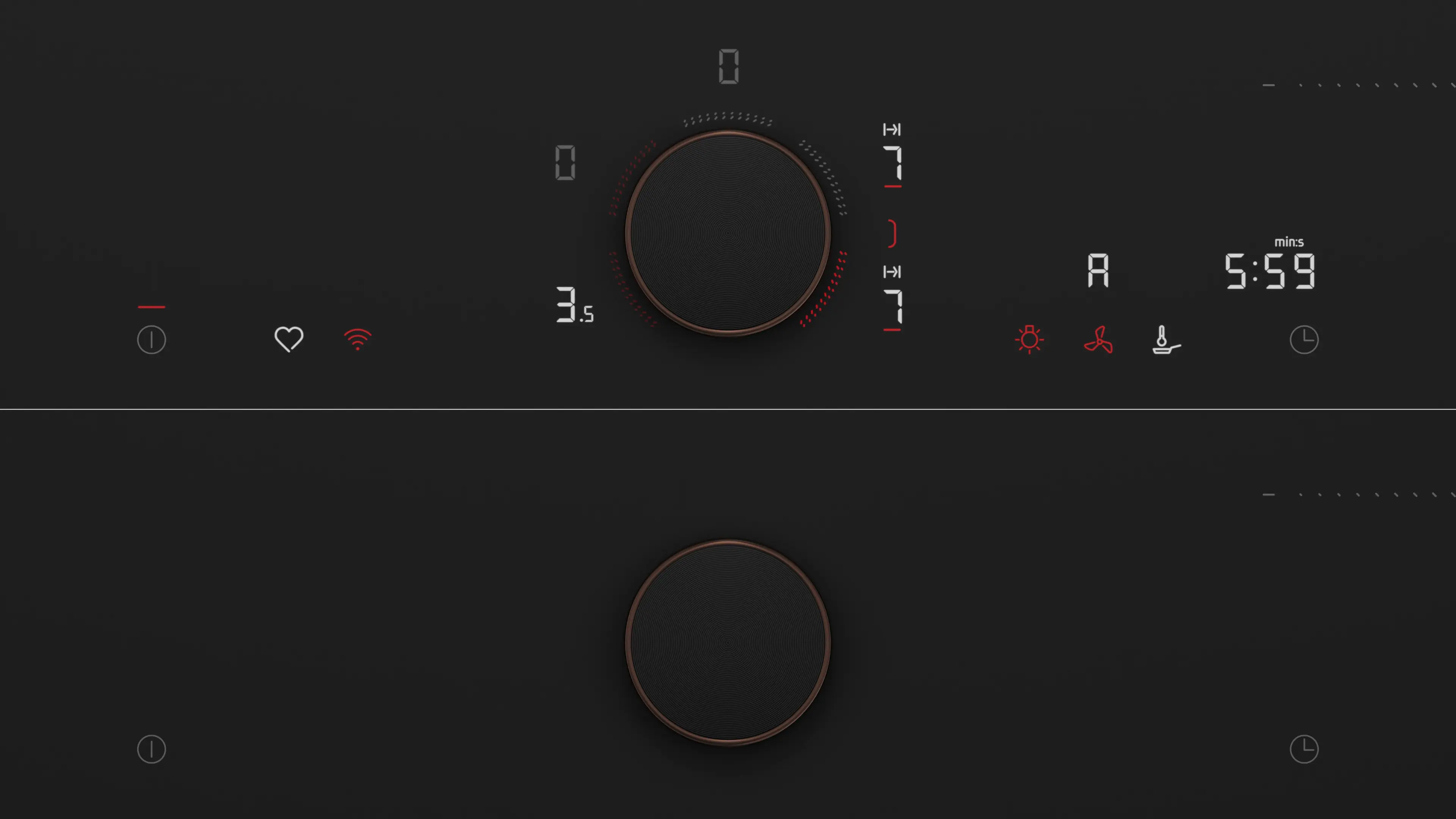 Plită cu inducție NEFF N90 T58YYW4B0, 80 cm, FlexInduction (Combi Zone), Twist Pad Flex®, Home Connect, Frying Sensor, Flex Design, Negru mat [4]