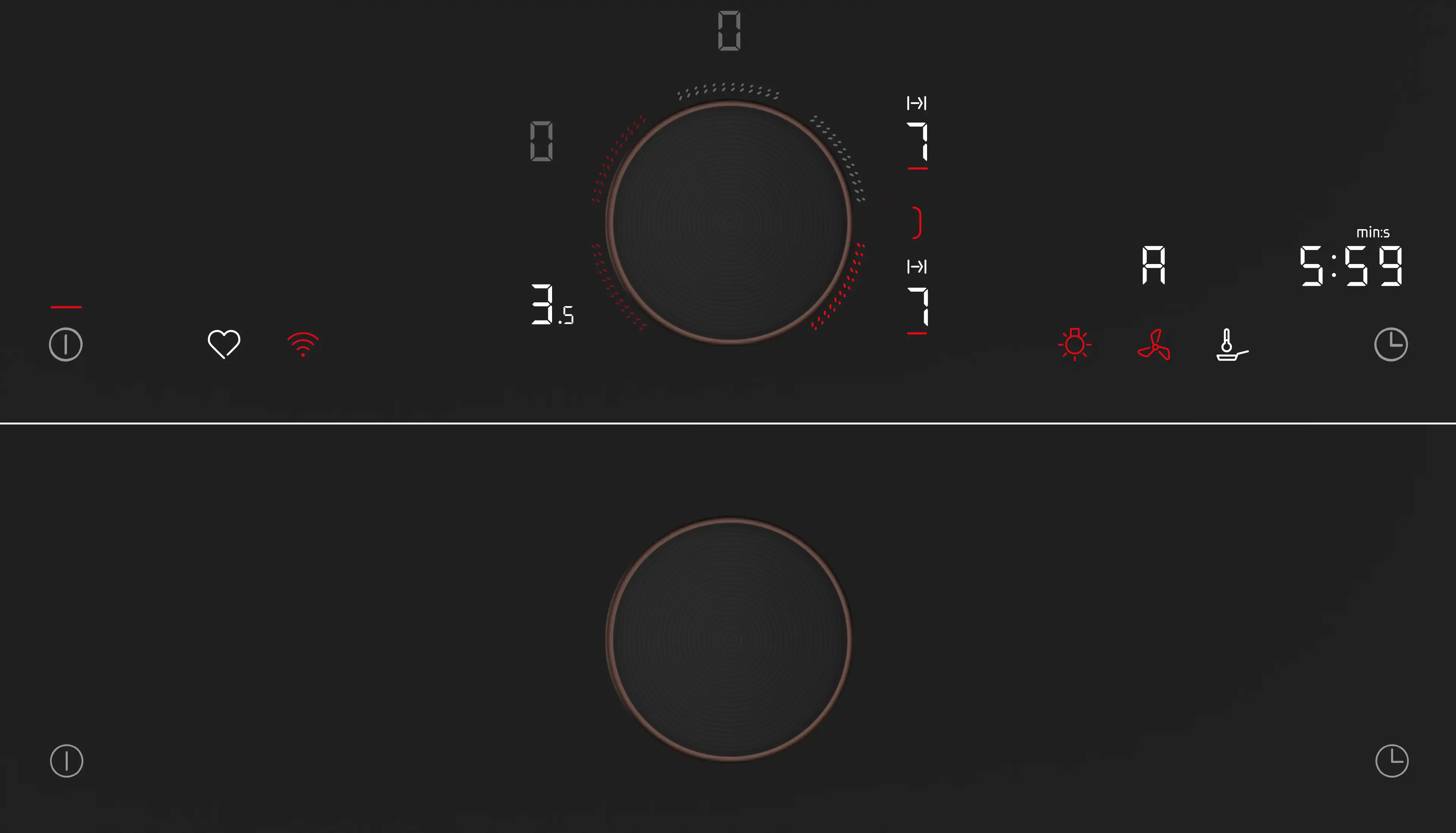 Plită cu inducție NEFF N90 T68PYV4B0, 80 cm, FlexInduction, Twist Pad Flex®, Home Connect, Frying Sensor, montaj flush, Negru mat [3]