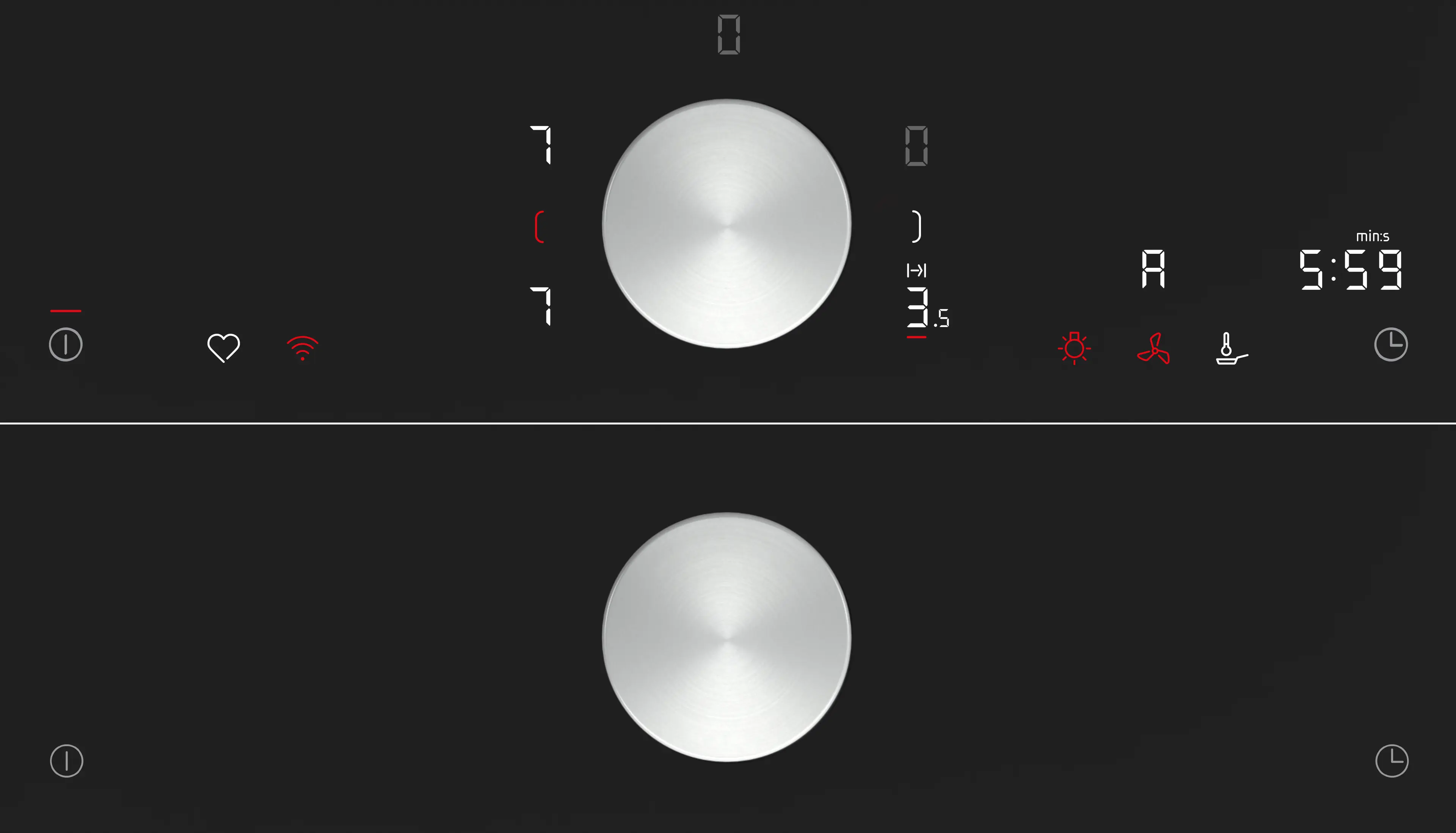 Plită cu inducție NEFF N90 T69PTX4L0, 90 cm, FlexInduction, TwistPad®, Home Connect, Frying Sensor, 5 zone, sticlă ceramică neagră [2]