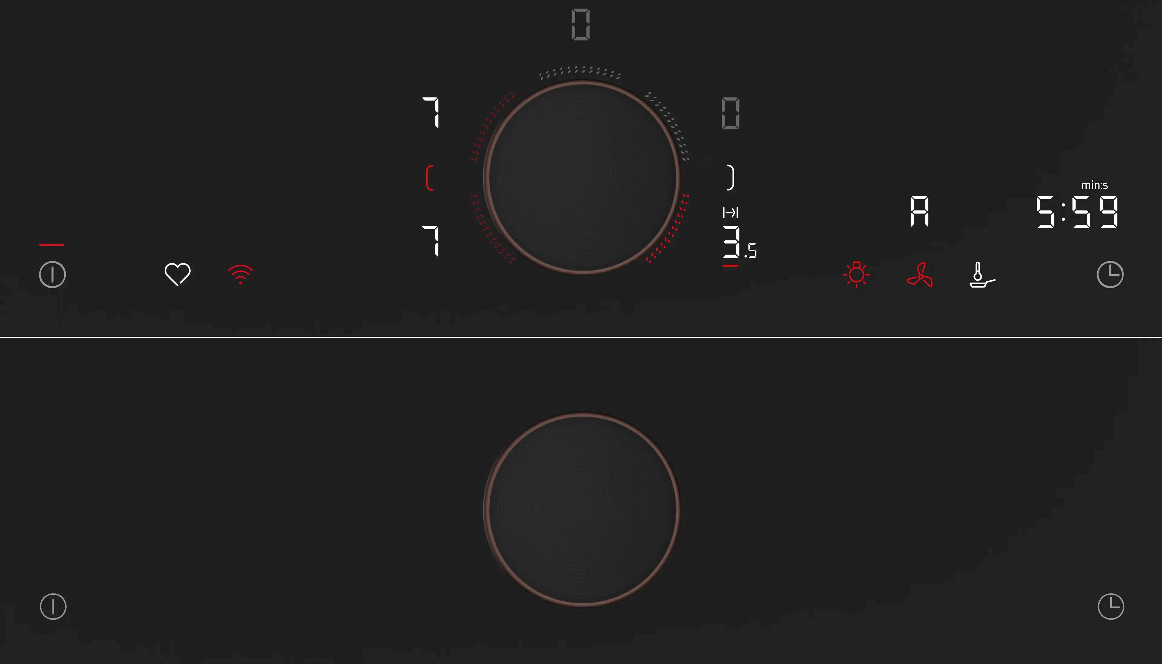 Plită cu inducție NEFF N90 T69PYV4C0, 90 cm, FlexInduction, Twist Pad Flex®, Home Connect, Frying Sensor, montaj flush, Negru [2]