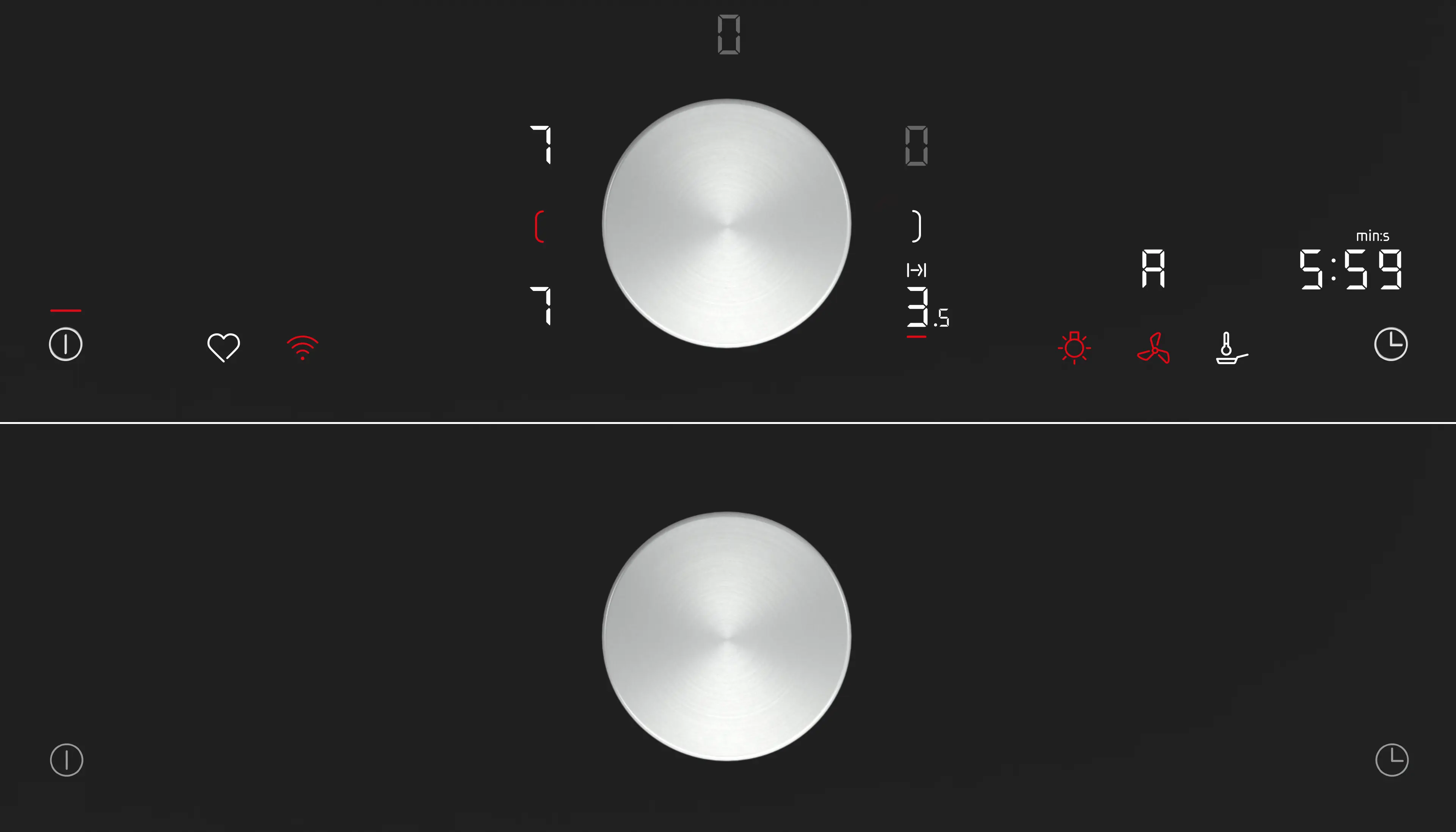 Plită cu inducție NEFF N90 T69TTX4L0, 90 cm, FlexInduction, TwistPad®, Home Connect, 5 zone, Frying Sensor, sticlă ceramică neagră [3]