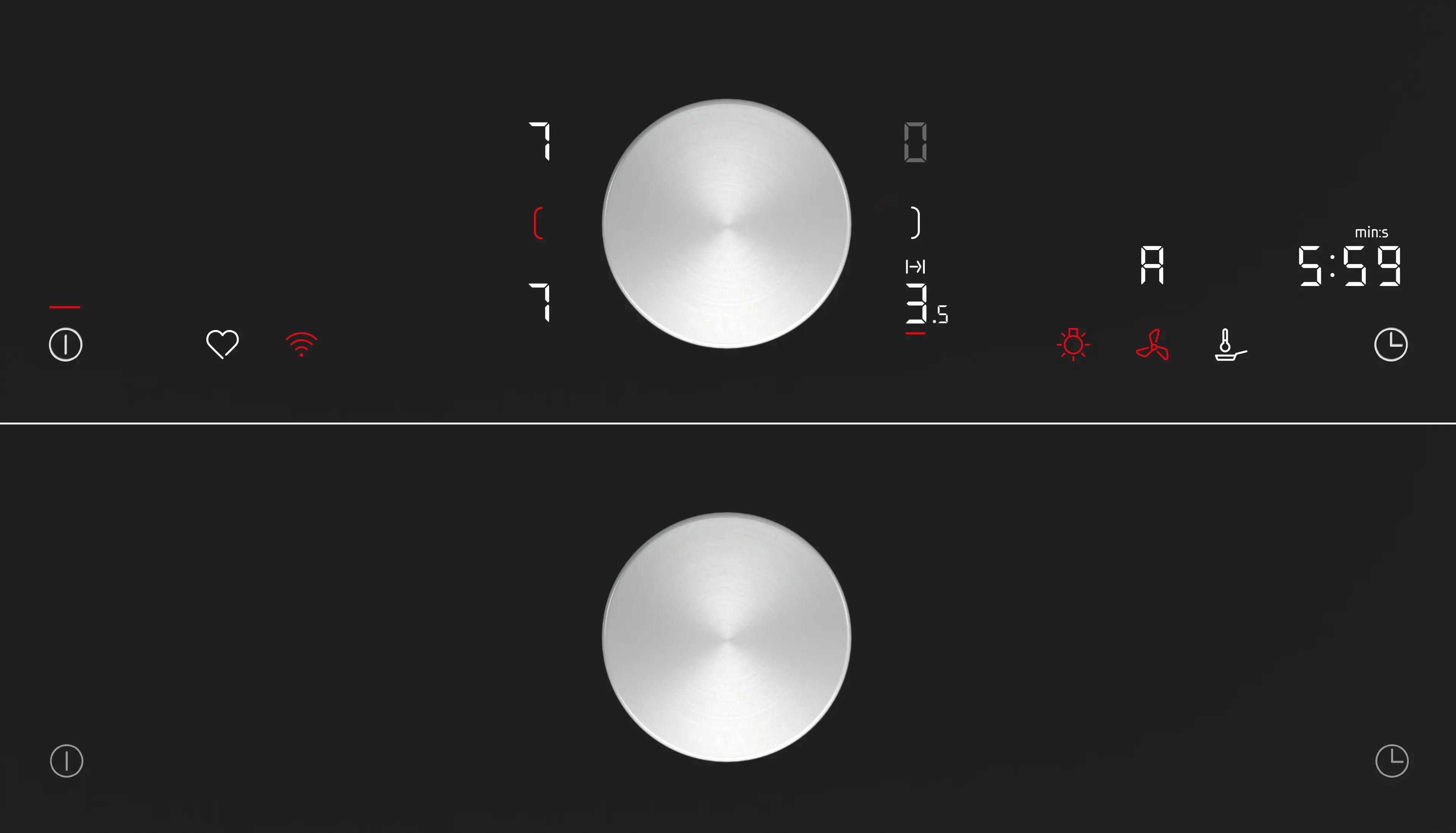 Plită cu inducție NEFF T67TTX4L0 N90, 70 cm, 4 zone Flex Induction, Twist Pad®, Home Connect, negru [2]