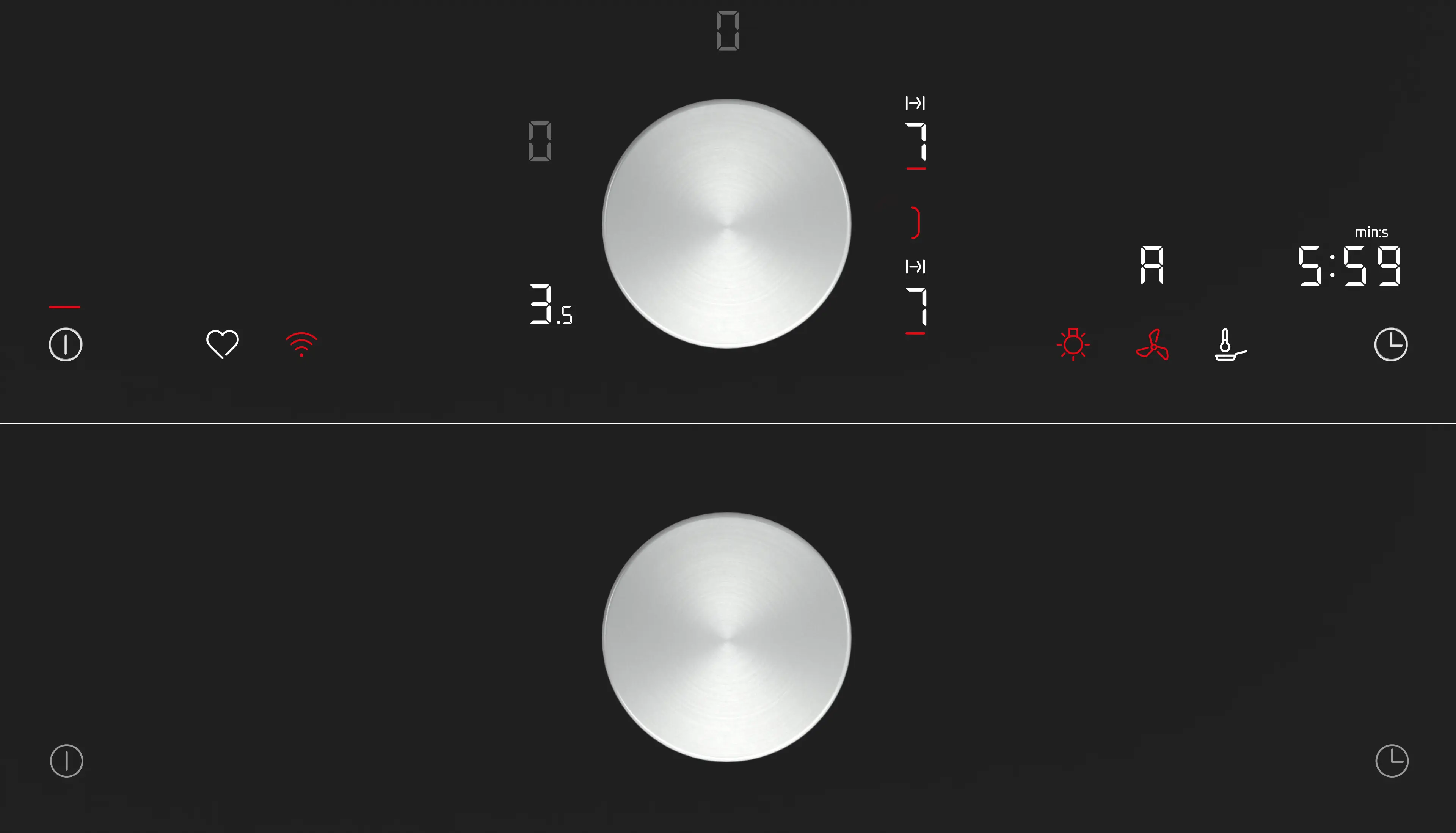 Plită cu inducție NEFF T68FTV4L0 N90, 80 cm, 5 zone Flex Induction, Twist Pad®, Home Connect, negru [2]