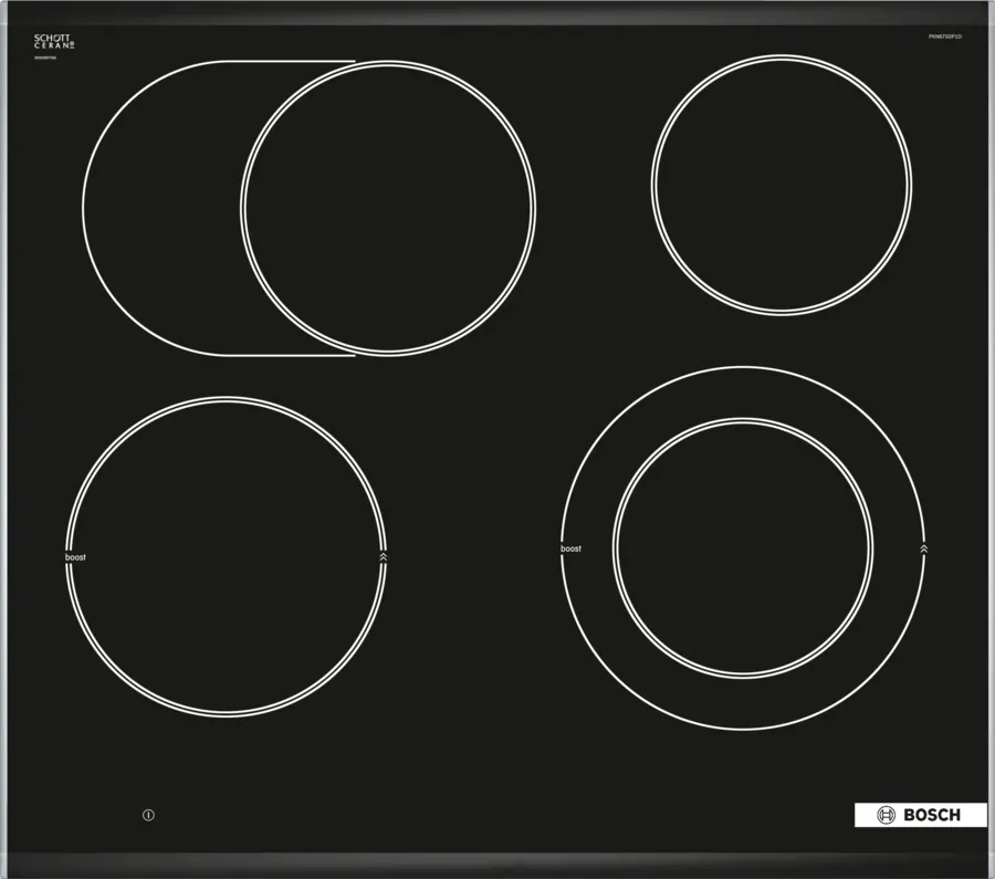 Plita electrica Bosch Seria 8, 60 cm, surface mount with frame [2]