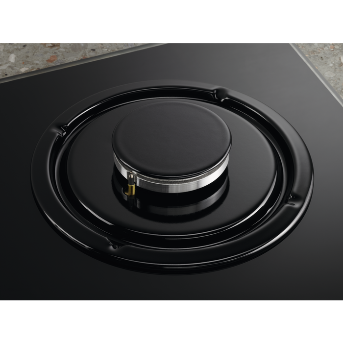 Plită gaz pe sticlă Electrolux KGG643753K 60 cm Negru [6]