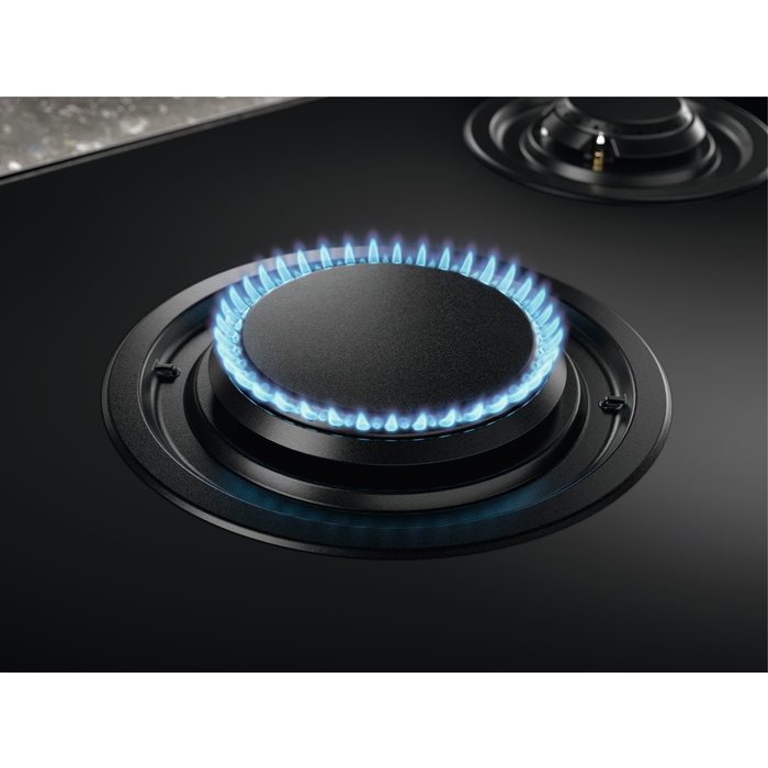 Plită gaz pe sticlă Electrolux KGG753753K 75 cm Negru [5]