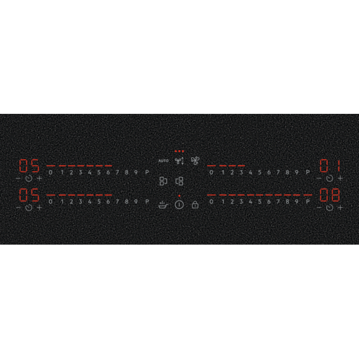 Plita incorpolabila AEG TH84CC23CZ, inductie , 4 zone de gatit, Timer electronic, SenseFry, Combo Hob -cu hota integrata, Flexi Bridge, Functie Punte, Booster,  80 cm, Sticla Neagra [2]