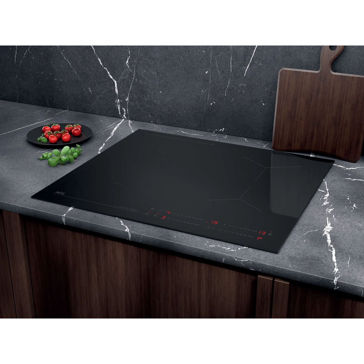 Plita incorporabila AEG TO64IA00IB, Inductie, Seria 5000 Fast & Powerful, 60 cm, 4 zone, Conectivitate Hob2Hood, Booster, Negru [2]