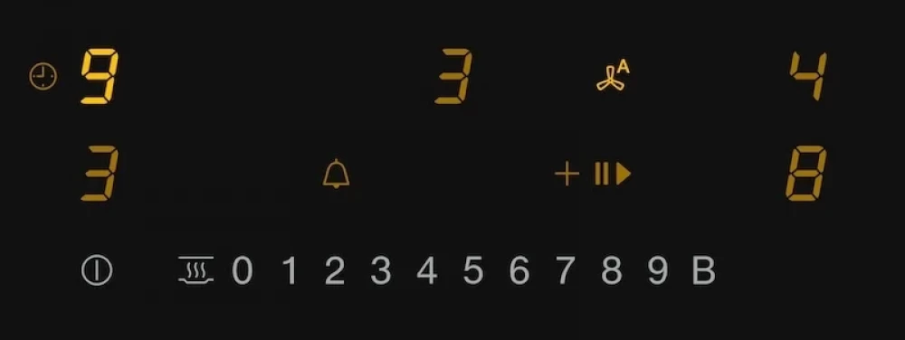 Plita incorporabila cu inductie si hota integratam, Miele Silver KMDA 7272-1 FL Silence, 80 cm, Negru [2]