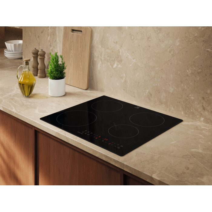Plita incorporabila Electrolux CIR60430CB – Plită cu inducție 60 cm, 4 zone gătit, Touch Control, PowerBoost & Hob2Hood, Negru [3]